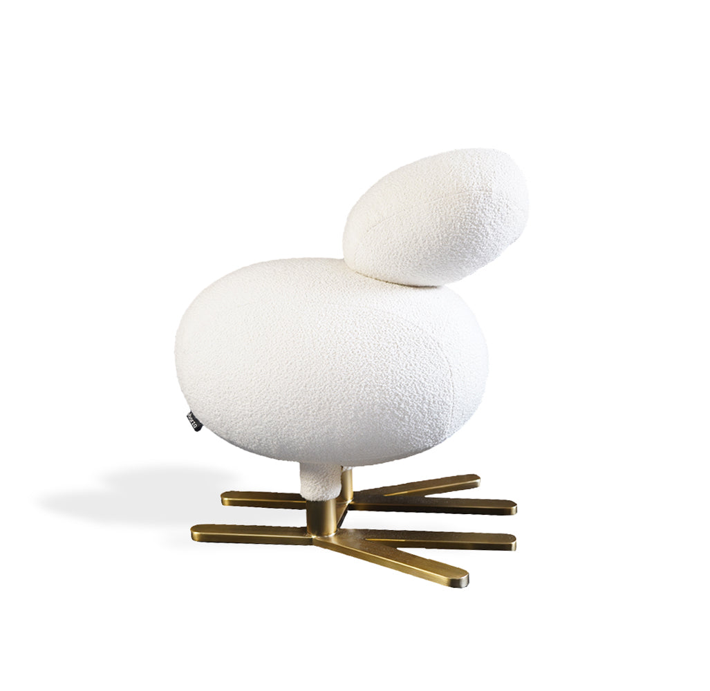 Bird chair BC750 -  Poufs | كرسي تيرني النحاسي - ebarza Furniture UAE | Shop Modern Furniture in Abu Dhabi & Dubai - مفروشات ايبازرا في الامارات | تسوق اثاث عصري وديكورات مميزة في دبي وابوظبي