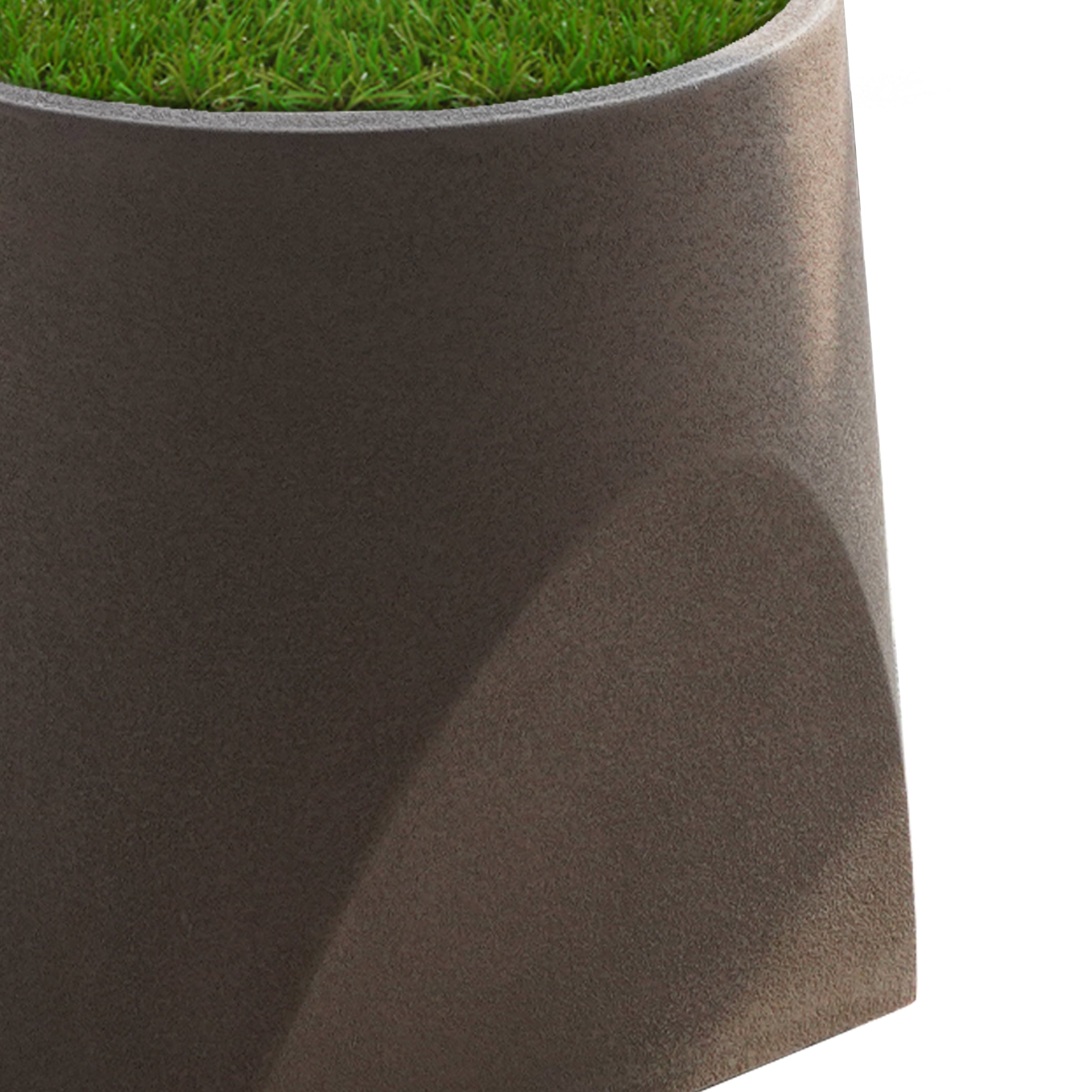 Coffee Brown Planter Box XK-4085A -  Planter Boxes | صندوق زراعة باللون القهوة البنية - ebarza Furniture UAE | Shop Modern Furniture in Abu Dhabi & Dubai - مفروشات ايبازرا في الامارات | تسوق اثاث عصري وديكورات مميزة في دبي وابوظبي