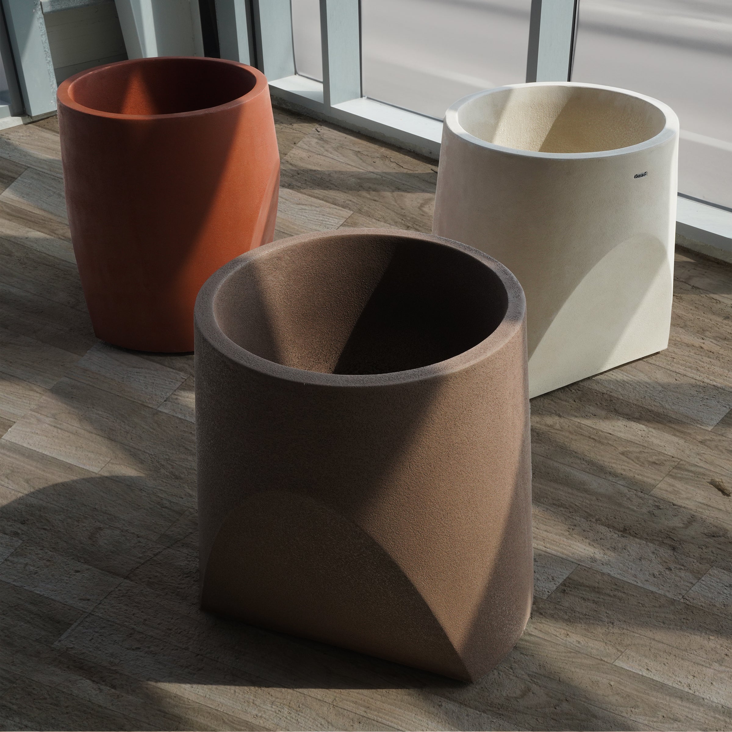 Coffee Brown Planter Box XK-4085A -  Planter Boxes | صندوق زراعة باللون القهوة البنية - ebarza Furniture UAE | Shop Modern Furniture in Abu Dhabi & Dubai - مفروشات ايبازرا في الامارات | تسوق اثاث عصري وديكورات مميزة في دبي وابوظبي