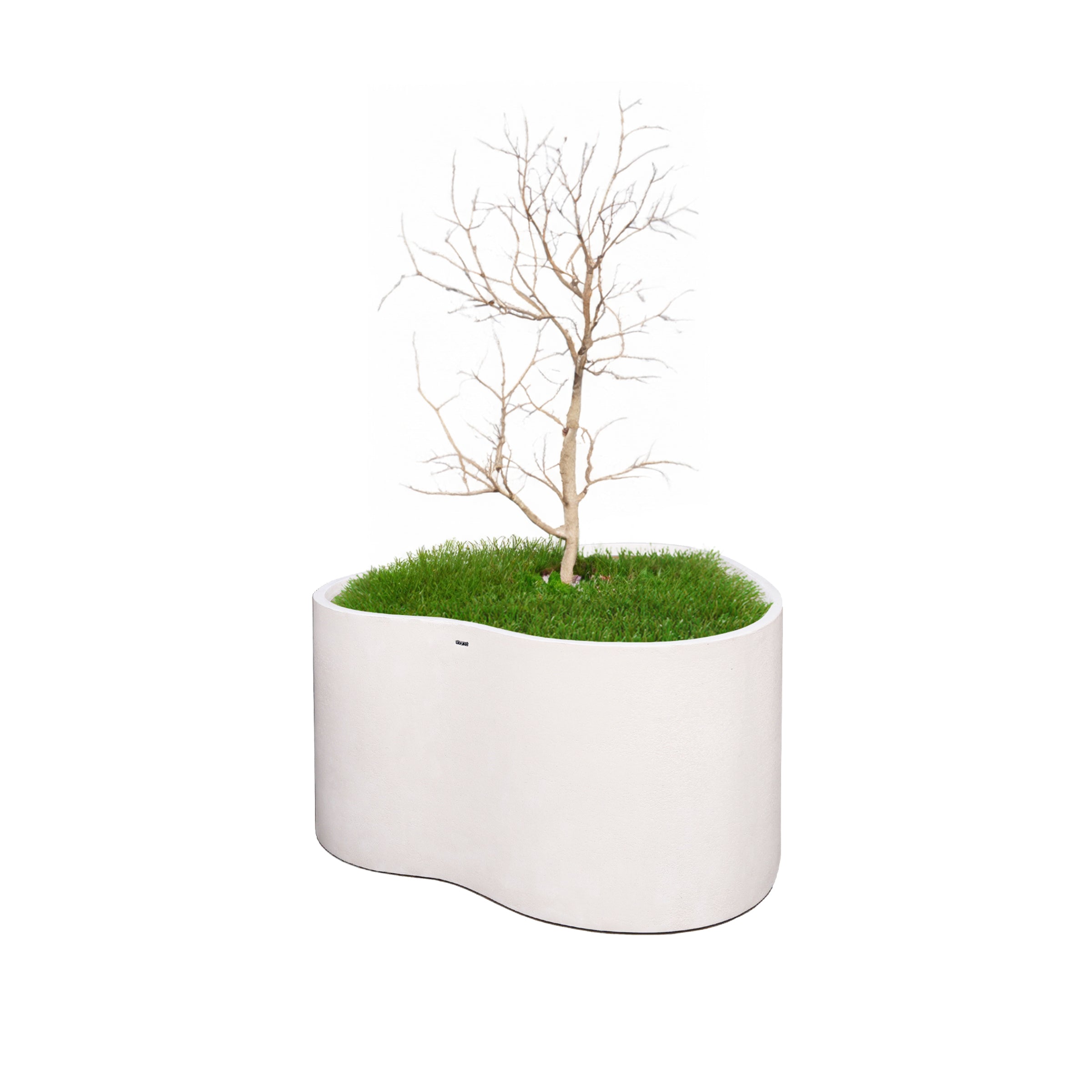 Beige Planter Box  XK-4086A -  Planter Boxes | صندوق زراعة بيج ومقعد جلوس - ebarza Furniture UAE | Shop Modern Furniture in Abu Dhabi & Dubai - مفروشات ايبازرا في الامارات | تسوق اثاث عصري وديكورات مميزة في دبي وابوظبي