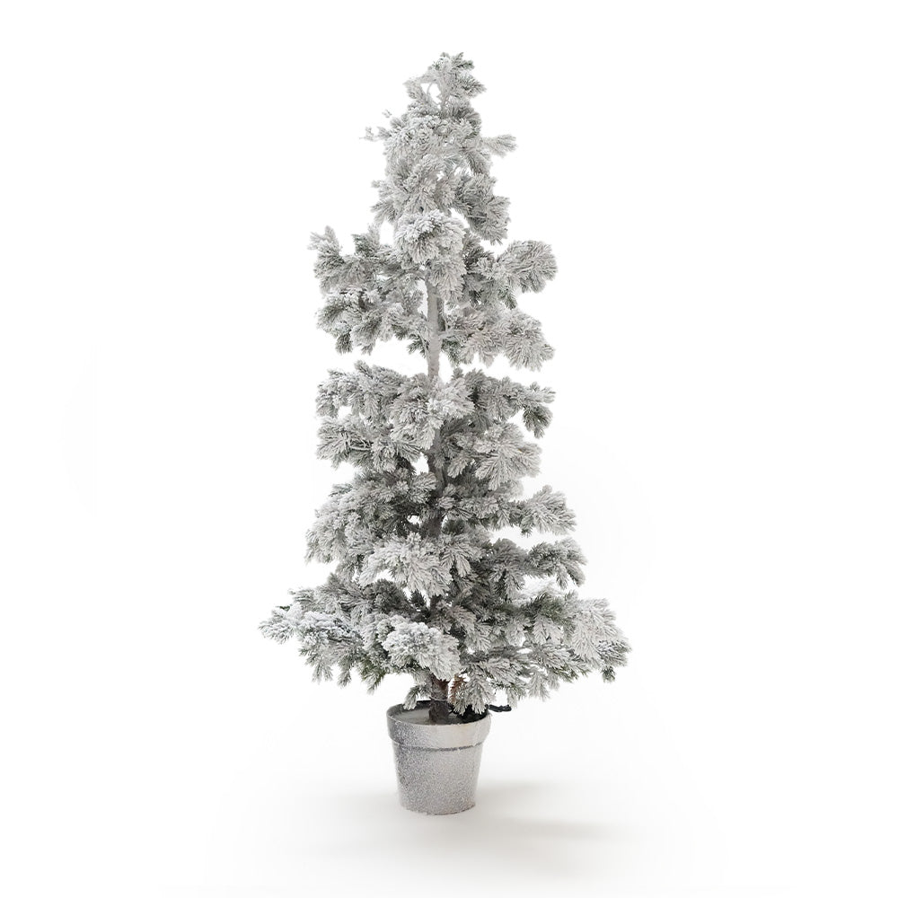 Snow Christmas Tree with LED 170cm 17909BSL -  Plants | شجرة عيد الميلاد مع ضوء LED - ebarza Furniture UAE | Shop Modern Furniture in Abu Dhabi & Dubai - مفروشات ايبازرا في الامارات | تسوق اثاث عصري وديكورات مميزة في دبي وابوظبي