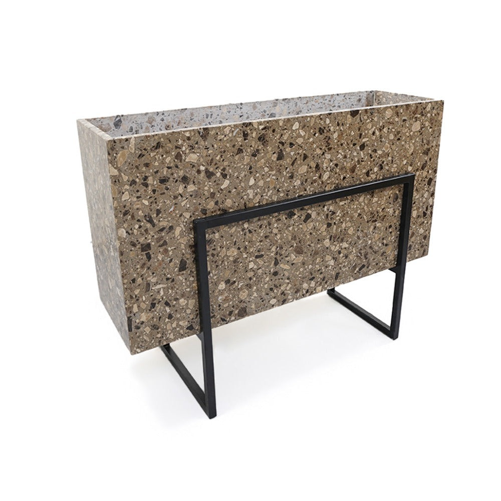 Terrazzo Planter Box 309-N0272 -  Planter Boxes | صندوق زراعة تيرازو - ebarza Furniture UAE | Shop Modern Furniture in Abu Dhabi & Dubai - مفروشات ايبازرا في الامارات | تسوق اثاث عصري وديكورات مميزة في دبي وابوظبي