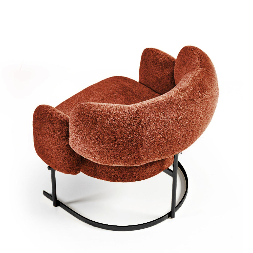 Opera Lounge Chair  LC062-Caramel -  Lounge Chairs | كرسي صالة الأوبرا - ebarza Furniture UAE | Shop Modern Furniture in Abu Dhabi & Dubai - مفروشات ايبازرا في الامارات | تسوق اثاث عصري وديكورات مميزة في دبي وابوظبي