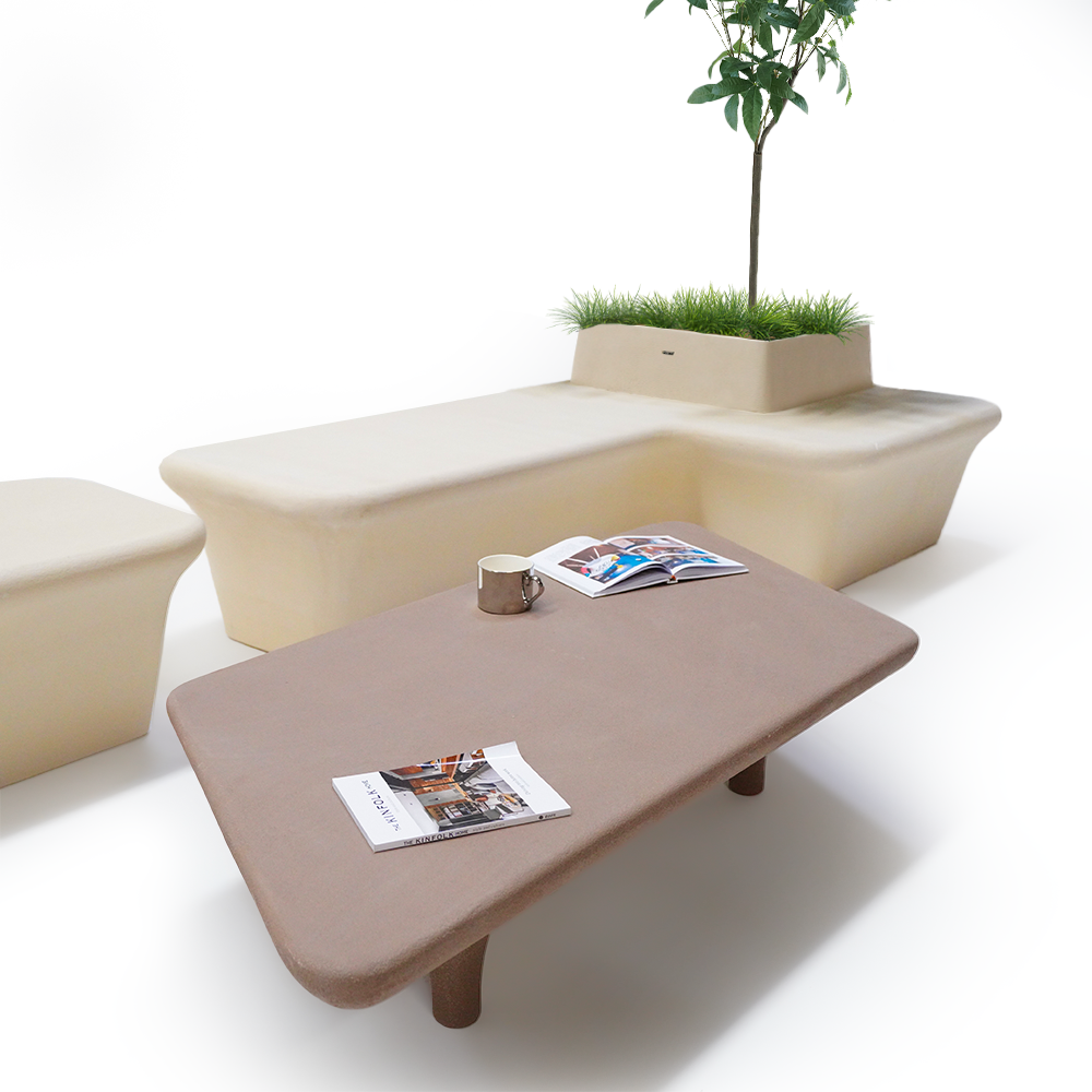 Outdoor/Indoor Coffee Brown Coffee Table - XK-0005 -  Coffee Tables | طاولة قهوة بنية اللون - ebarza Furniture UAE | Shop Modern Furniture in Abu Dhabi & Dubai - مفروشات ايبازرا في الامارات | تسوق اثاث عصري وديكورات مميزة في دبي وابوظبي