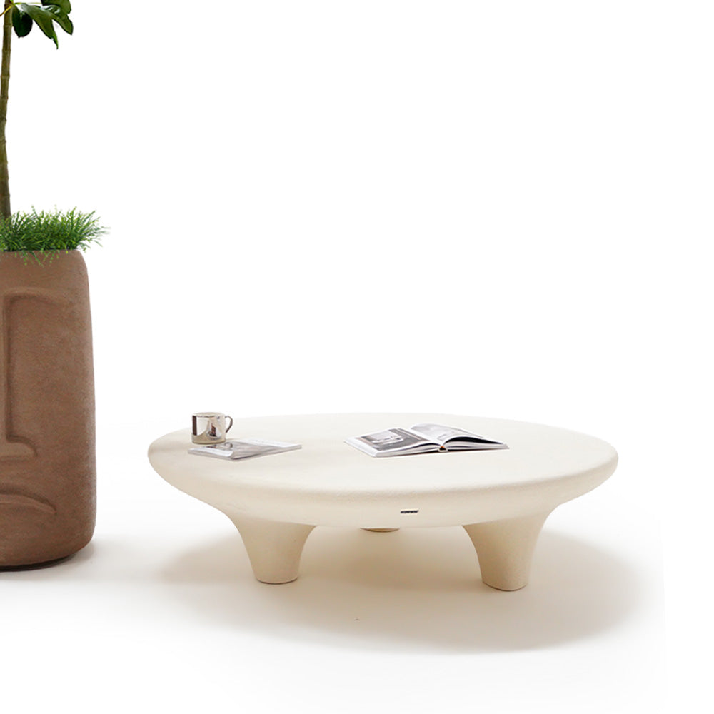 Indoor/Outdoor Beige  Coffee Table - XK-0003 -  Planter Boxes | طاولة قهوة باللون البيج للأماكن المغلقة/الخارجية - ebarza Furniture UAE | Shop Modern Furniture in Abu Dhabi & Dubai - مفروشات ايبازرا في الامارات | تسوق اثاث عصري وديكورات مميزة في دبي وابوظبي