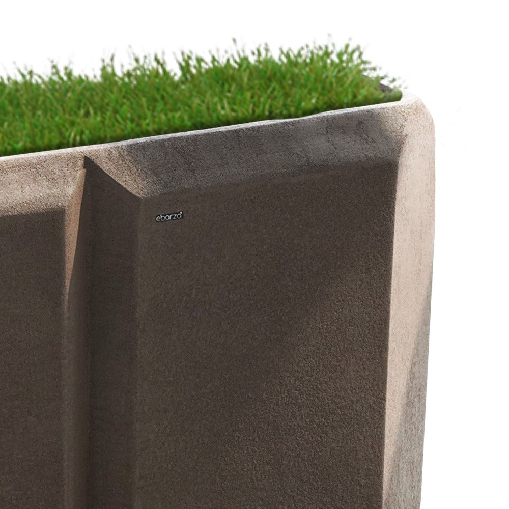 Coffee Brown Planter Box XK-4084B -  Planter Boxes | صندوق زراعة باللون القهوة البنية - ebarza Furniture UAE | Shop Modern Furniture in Abu Dhabi & Dubai - مفروشات ايبازرا في الامارات | تسوق اثاث عصري وديكورات مميزة في دبي وابوظبي