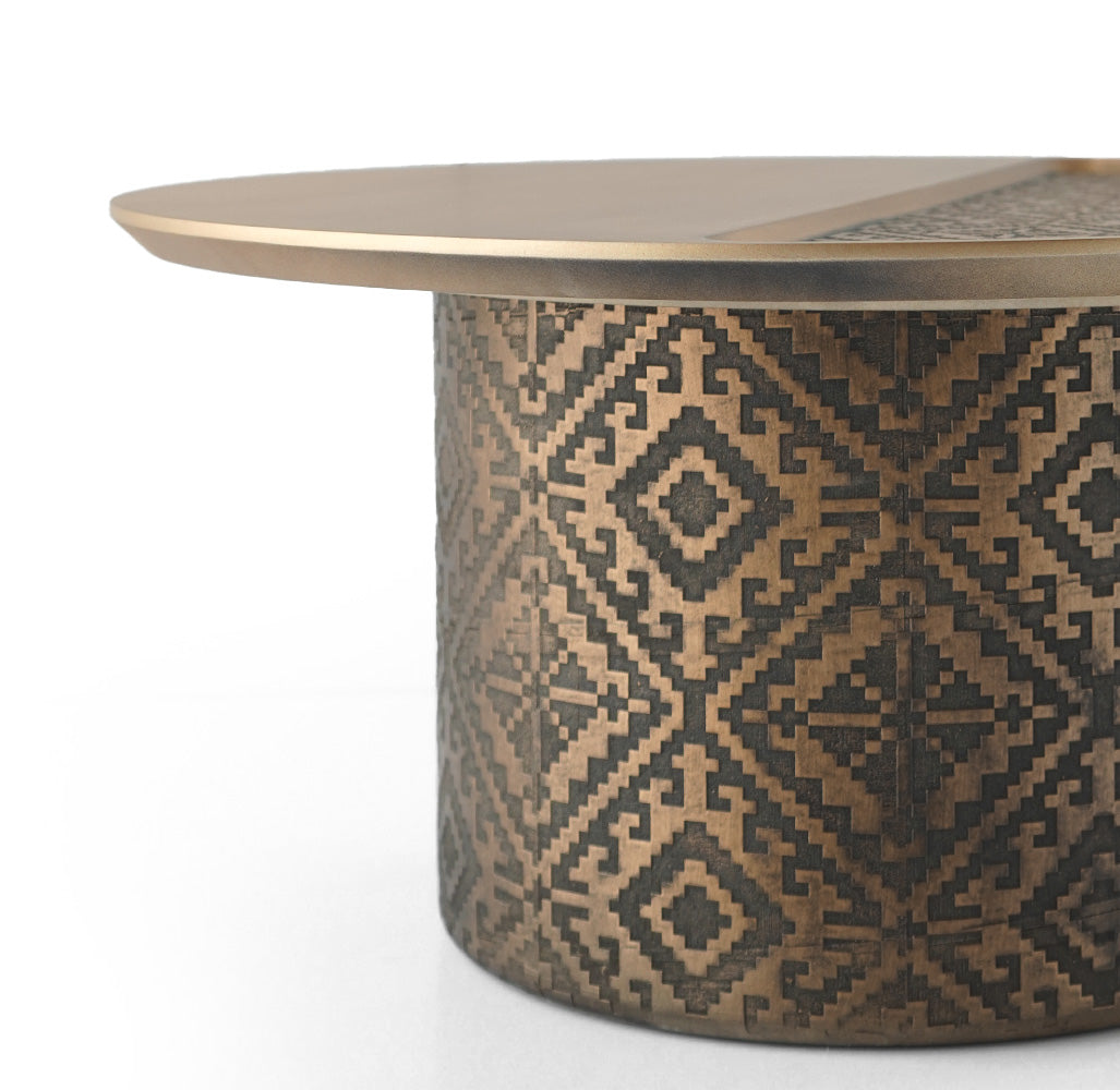 Motif Center Table Motif-001-G -  Coffee Tables | طاولة وسط من موتيف - ebarza Furniture UAE | Shop Modern Furniture in Abu Dhabi & Dubai - مفروشات ايبازرا في الامارات | تسوق اثاث عصري وديكورات مميزة في دبي وابوظبي