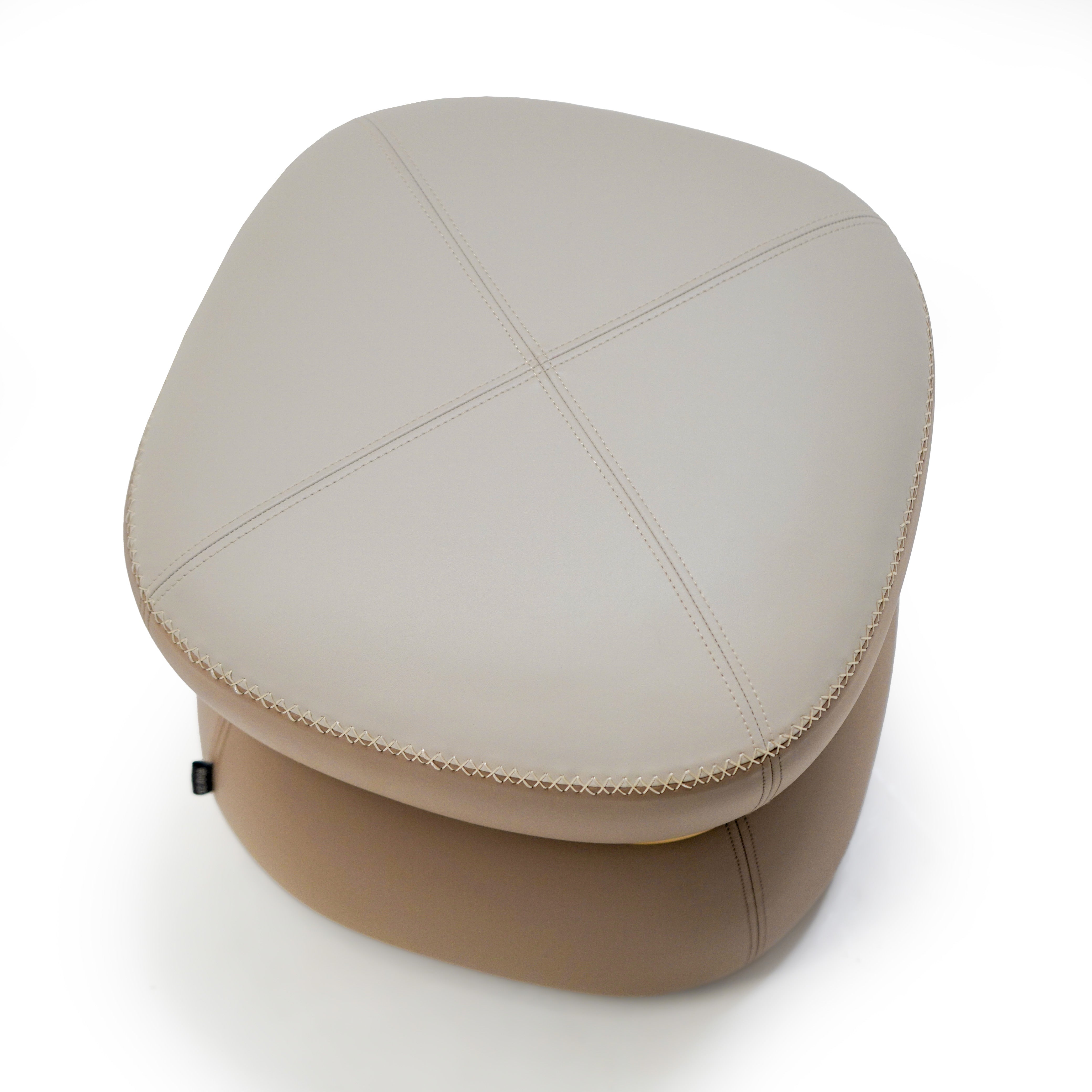 Pre-order 15 Days Delivery  - Nappa Pouf BC708-1 Light brown -  Poufs | اطلب مسبقًا التسليم خلال 45 يومًا - نابا بوف - ebarza Furniture UAE | Shop Modern Furniture in Abu Dhabi & Dubai - مفروشات ايبازرا في الامارات | تسوق اثاث عصري وديكورات مميزة في دبي وابوظبي