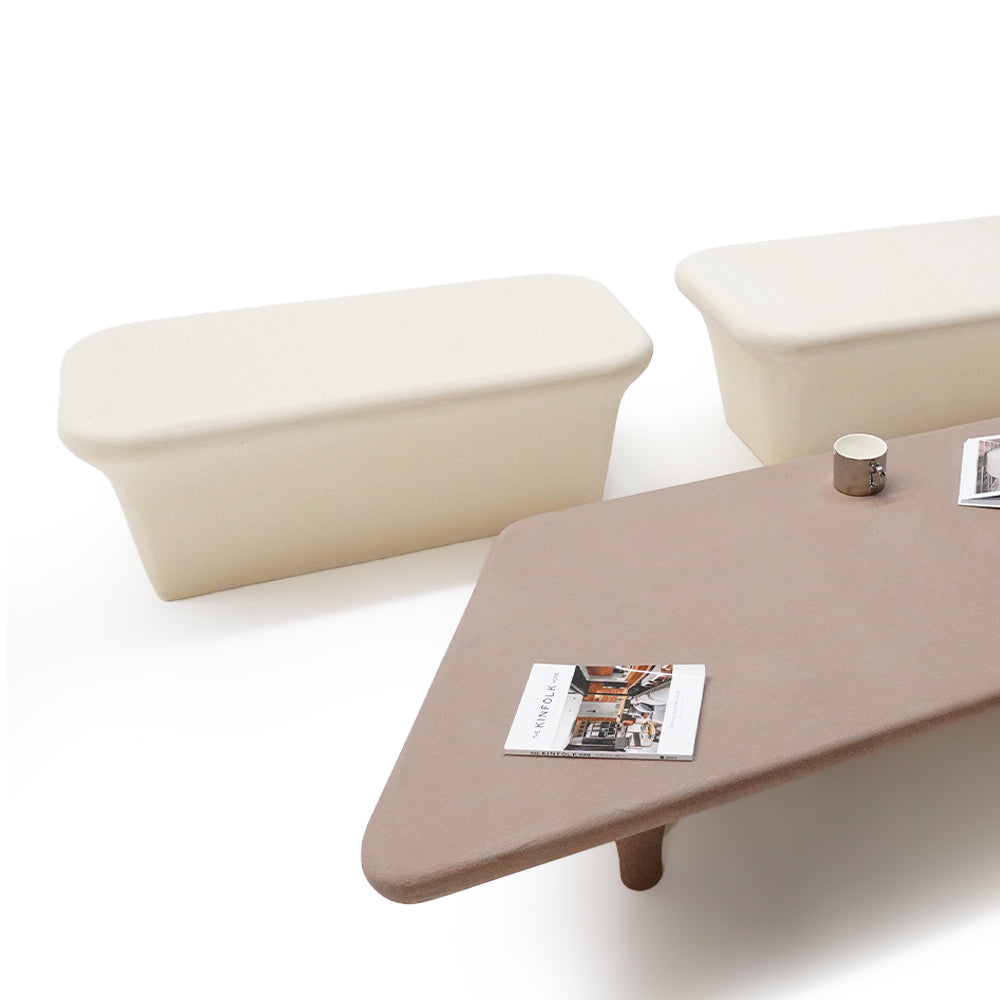 Outdoor/Indoor Beige  Bench XK-8172B -  Benches | صندوق زرع ومقعد باللون البيج للأماكن الخارجية/الداخلية - ebarza Furniture UAE | Shop Modern Furniture in Abu Dhabi & Dubai - مفروشات ايبازرا في الامارات | تسوق اثاث عصري وديكورات مميزة في دبي وابوظبي