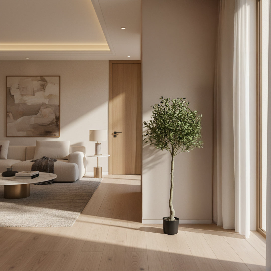 Artificial Olive Tree Olive-1 Tree FHS-Tree01 -  Plants - ebarza Furniture UAE | Shop Modern Furniture in Abu Dhabi & Dubai - مفروشات ايبازرا في الامارات | تسوق اثاث عصري وديكورات مميزة في دبي وابوظبي