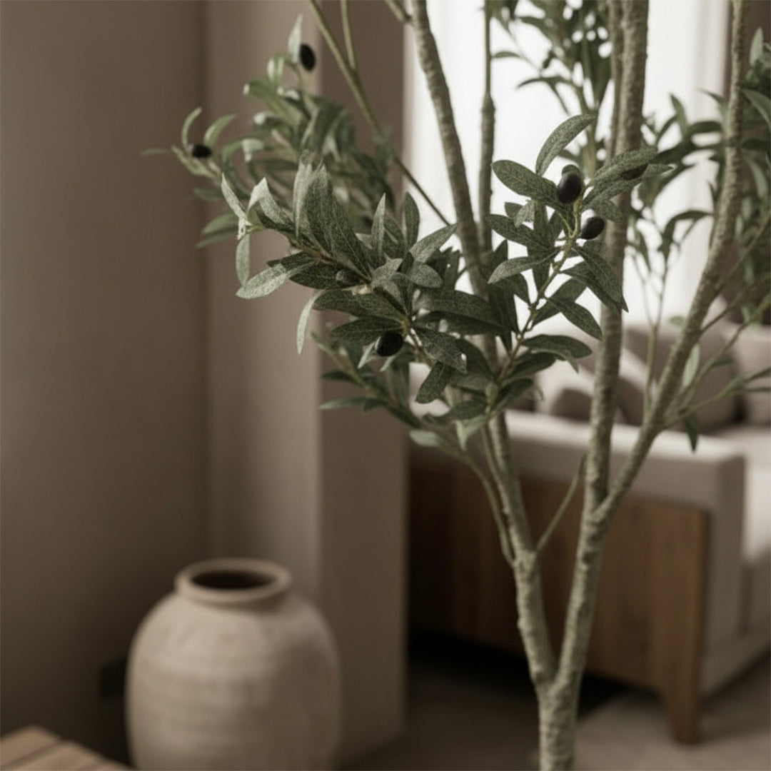 Artificial Olive Tree Olive-2 Tree FHS-Tree02 -  Plants - ebarza Furniture UAE | Shop Modern Furniture in Abu Dhabi & Dubai - مفروشات ايبازرا في الامارات | تسوق اثاث عصري وديكورات مميزة في دبي وابوظبي