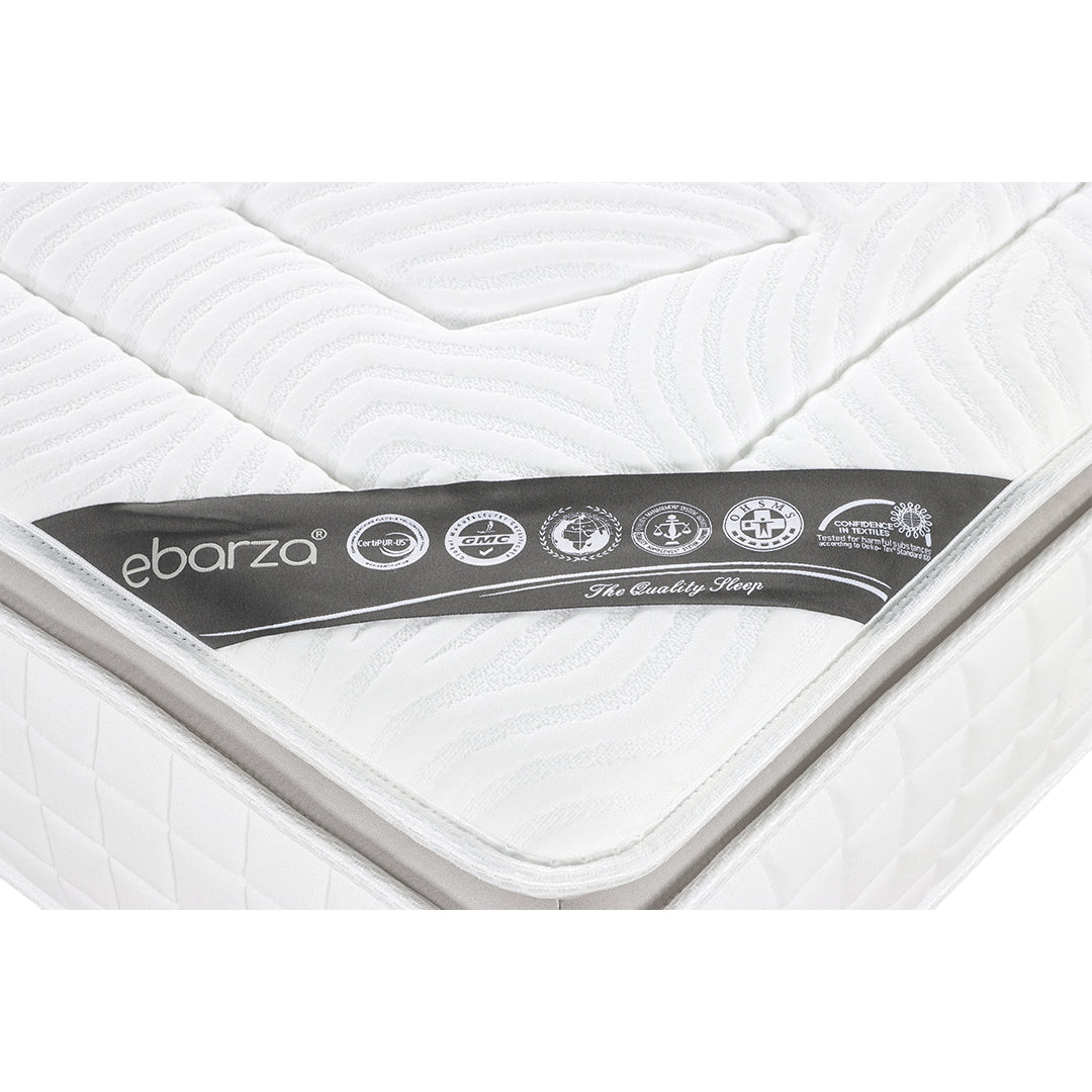 Pre-order 35 Days Delivery 110*200cm Aurora  Single Size Pillow-top mattress - Pillow-top 25 -  P20250916 - 110*200*25 - Single Size -  Mattresses - ebarza Furniture UAE | Shop Modern Furniture in Abu Dhabi & Dubai - مفروشات ايبازرا في الامارات | تسوق اثاث عصري وديكورات مميزة في دبي وابوظبي