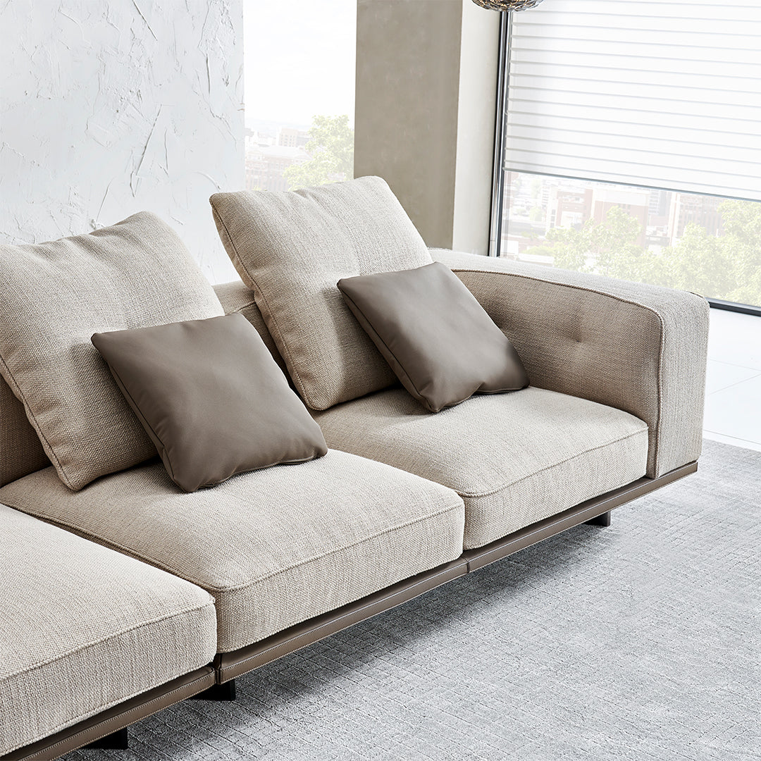 Avenor 2 seater Modular Sofa with Right armrest B-SF091 -  Sofas - ebarza Furniture UAE | Shop Modern Furniture in Abu Dhabi & Dubai - مفروشات ايبازرا في الامارات | تسوق اثاث عصري وديكورات مميزة في دبي وابوظبي