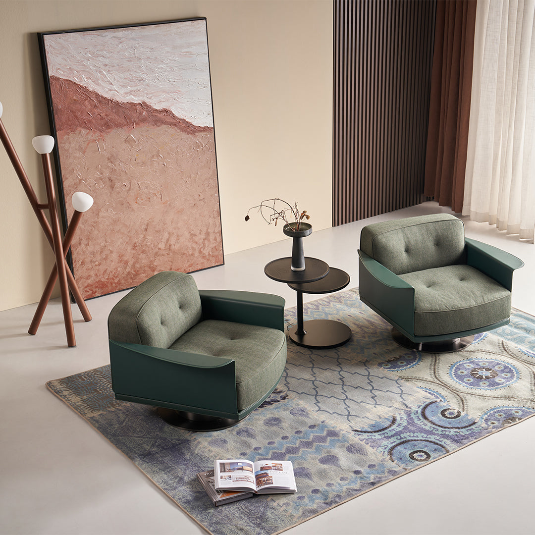 Avenor Armchair LC091- HM-Y312-7Green -  Armchairs - ebarza Furniture UAE | Shop Modern Furniture in Abu Dhabi & Dubai - مفروشات ايبازرا في الامارات | تسوق اثاث عصري وديكورات مميزة في دبي وابوظبي