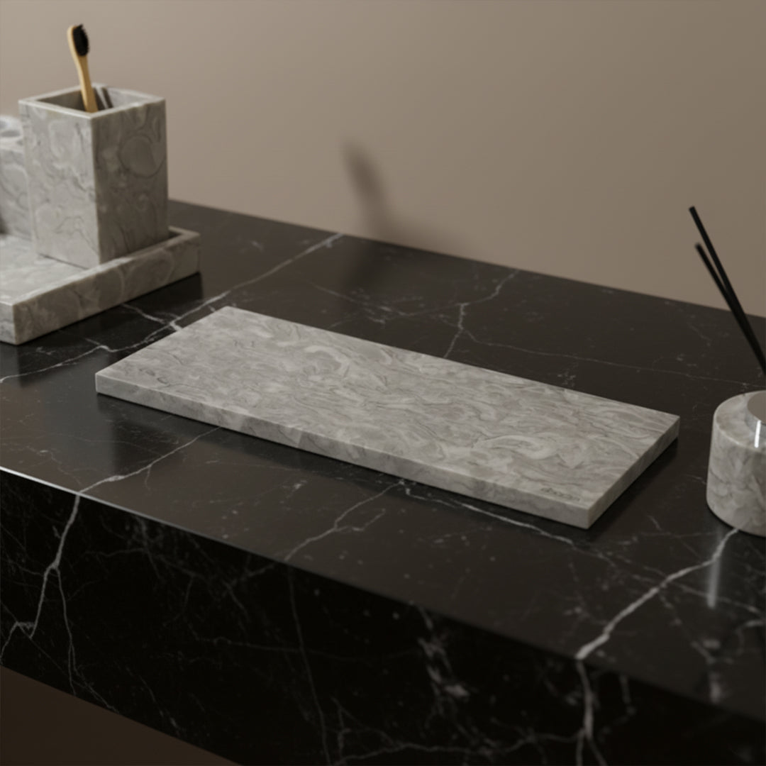 Bawang Flower Plate RHR892-1 -  Trays - ebarza Furniture UAE | Shop Modern Furniture in Abu Dhabi & Dubai - مفروشات ايبازرا في الامارات | تسوق اثاث عصري وديكورات مميزة في دبي وابوظبي