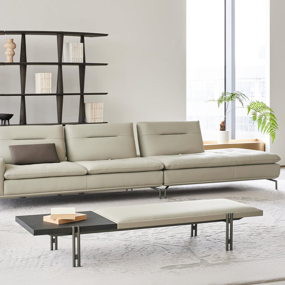 Nexus Modular Sofa with left Relaxed 2-Seater without Arm - AMF-S180 -  Sofas - ebarza Furniture UAE | Shop Modern Furniture in Abu Dhabi & Dubai - مفروشات ايبازرا في الامارات | تسوق اثاث عصري وديكورات مميزة في دبي وابوظبي