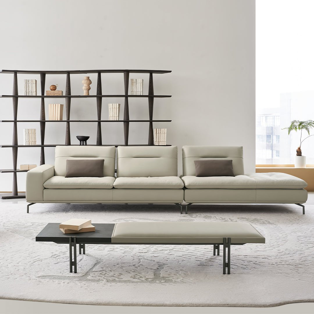 Nexus 2 Seater Right Arm Modular Sofa - AMF-S180 -  Sofas - ebarza Furniture UAE | Shop Modern Furniture in Abu Dhabi & Dubai - مفروشات ايبازرا في الامارات | تسوق اثاث عصري وديكورات مميزة في دبي وابوظبي