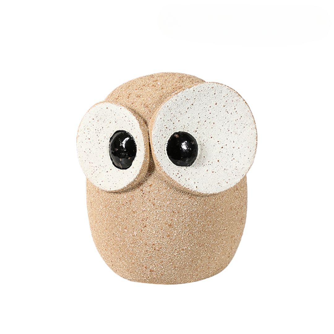 Big Eyed Owl-A  FF-D25012A -  Home Decor Figurines - ebarza Furniture UAE | Shop Modern Furniture in Abu Dhabi & Dubai - مفروشات ايبازرا في الامارات | تسوق اثاث عصري وديكورات مميزة في دبي وابوظبي
