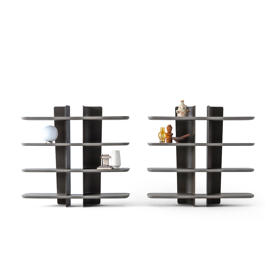 Bold Bookshelf HM-BS007 -  Bookcases - ebarza Furniture UAE | Shop Modern Furniture in Abu Dhabi & Dubai - مفروشات ايبازرا في الامارات | تسوق اثاث عصري وديكورات مميزة في دبي وابوظبي