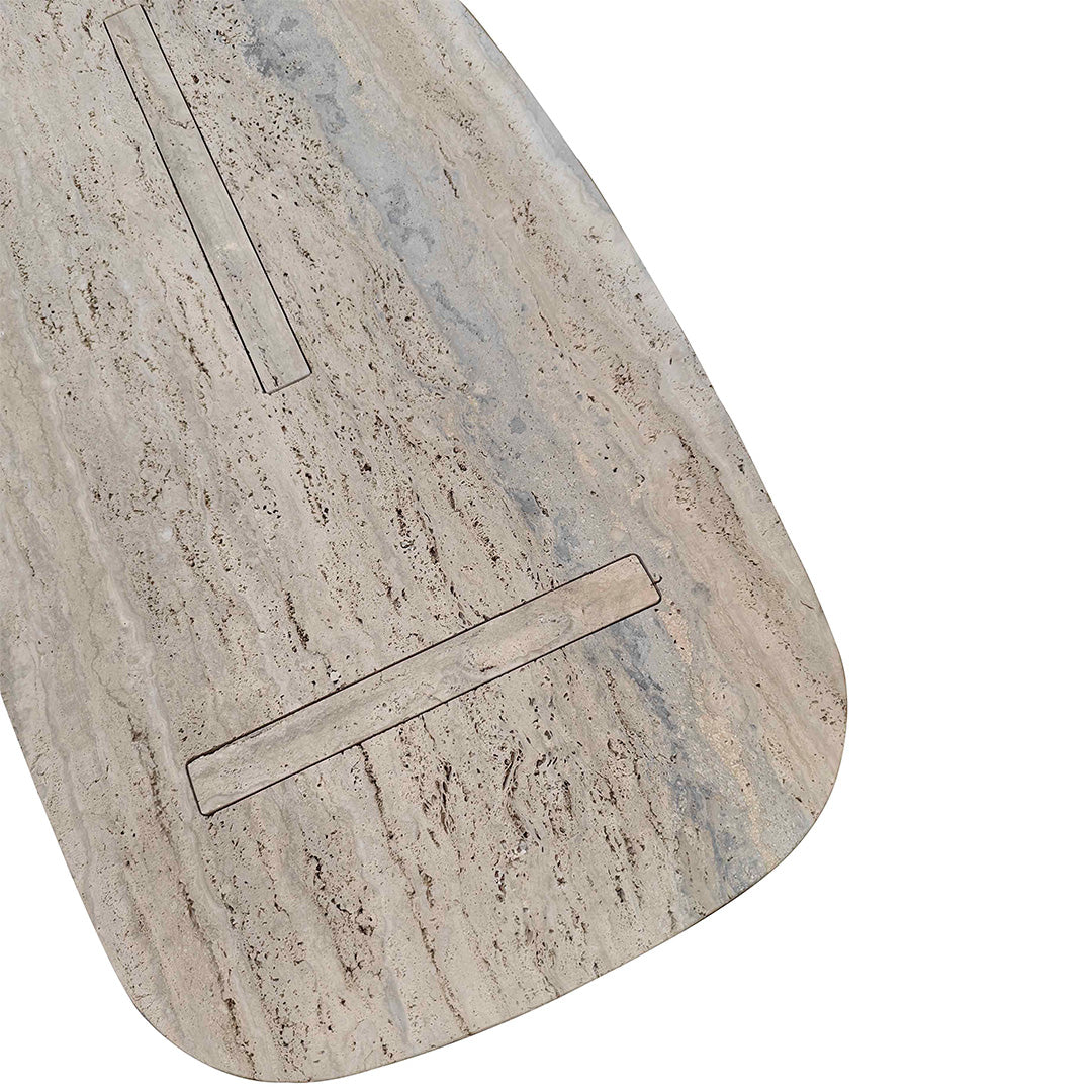 Brussels Travertine Coffee Table - 405CTS -  Coffee tables - ebarza Furniture UAE | Shop Modern Furniture in Abu Dhabi & Dubai - مفروشات ايبازرا في الامارات | تسوق اثاث عصري وديكورات مميزة في دبي وابوظبي