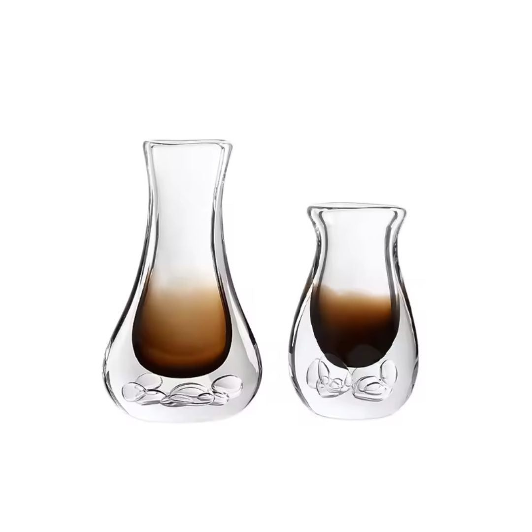 Bubble Thick Vase Brown Tall FB-E24034A -  Vases - ebarza Furniture UAE | Shop Modern Furniture in Abu Dhabi & Dubai - مفروشات ايبازرا في الامارات | تسوق اثاث عصري وديكورات مميزة في دبي وابوظبي