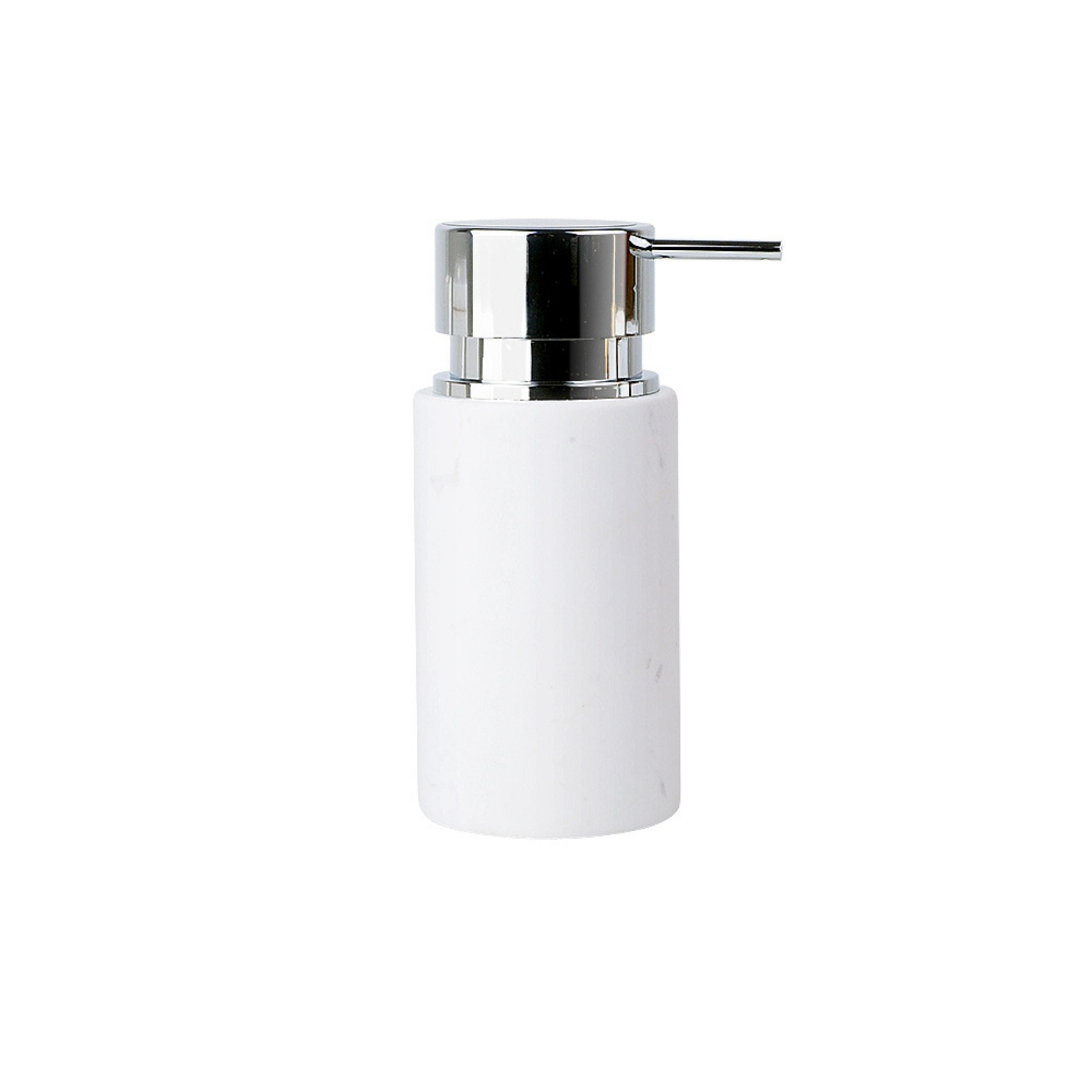 Jazz White Marble Round Silver Large Round Head Hand Wash Bottle CBK880-1 (silver) -  Bath Sets | زجاجة غسيل يدوية برأس مستدير كبير فضية مستديرة من الرخام الأبيض من جاز - ebarza Furniture UAE | Shop Modern Furniture in Abu Dhabi & Dubai - مفروشات ايبازرا في الامارات | تسوق اثاث عصري وديكورات مميزة في دبي وابوظبي