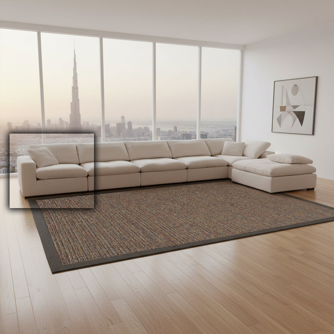 CHAM SOFA SINGLE MODULE WITH LEFT HANDRAIL - V23J-10/2 LeftArmModule