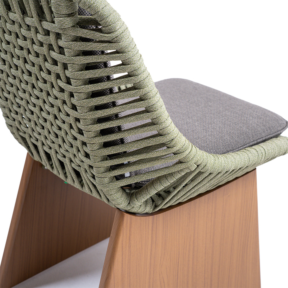 CLOGS DINING SIDECHAIR W/SEAT AND BACK CUSHION- KC8611N01ROP -  Chairs - ebarza Furniture UAE | Shop Modern Furniture in Abu Dhabi & Dubai - مفروشات ايبازرا في الامارات | تسوق اثاث عصري وديكورات مميزة في دبي وابوظبي