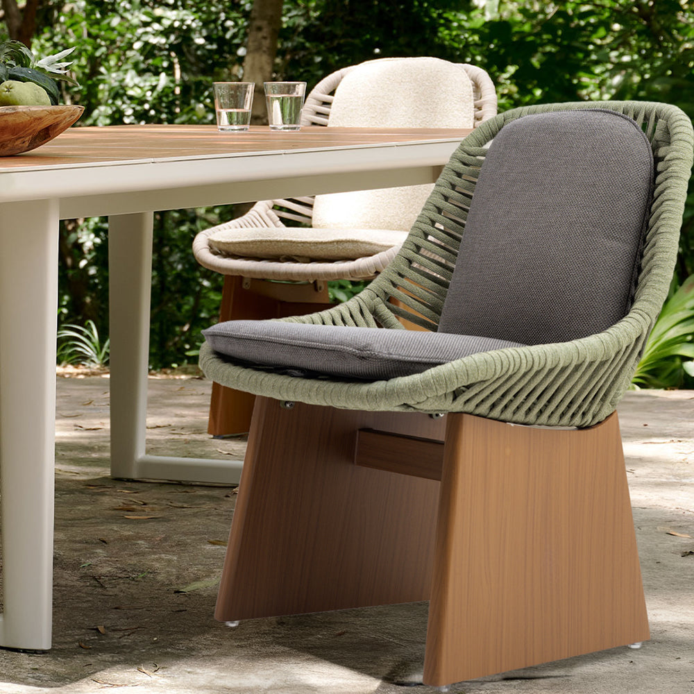 CLOGS DINING SIDECHAIR W/SEAT AND BACK CUSHION- KC8611N01ROP -  Chairs - ebarza Furniture UAE | Shop Modern Furniture in Abu Dhabi & Dubai - مفروشات ايبازرا في الامارات | تسوق اثاث عصري وديكورات مميزة في دبي وابوظبي