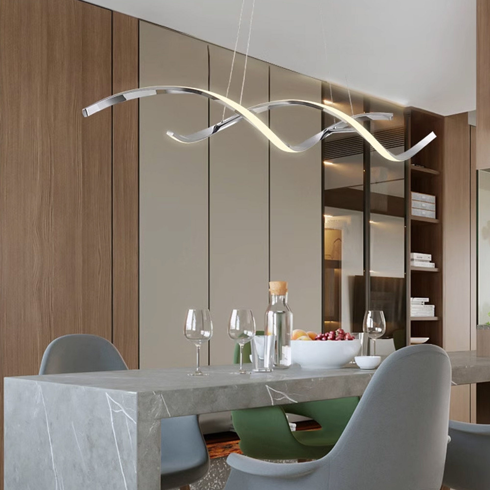 Orbital Symphony Steel Pendant Lamp CY-DD-1046 -  Pendant Lamps | مصباح معلق من الصلب السمفوني المداري - ebarza Furniture UAE | Shop Modern Furniture in Abu Dhabi & Dubai - مفروشات ايبازرا في الامارات | تسوق اثاث عصري وديكورات مميزة في دبي وابوظبي