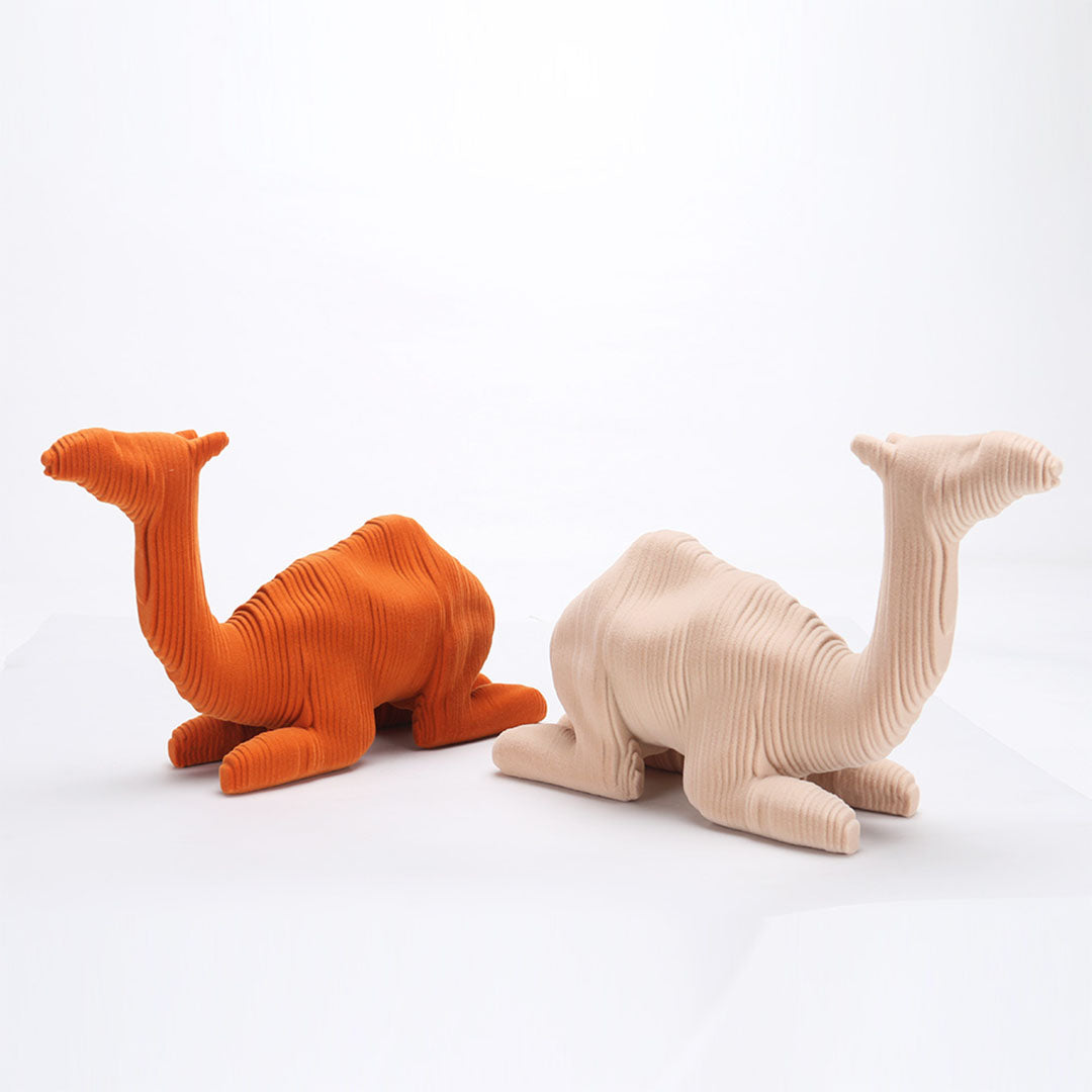 Pre-order 45 Days Delivery Camel Sculpture - KA3122A Orange