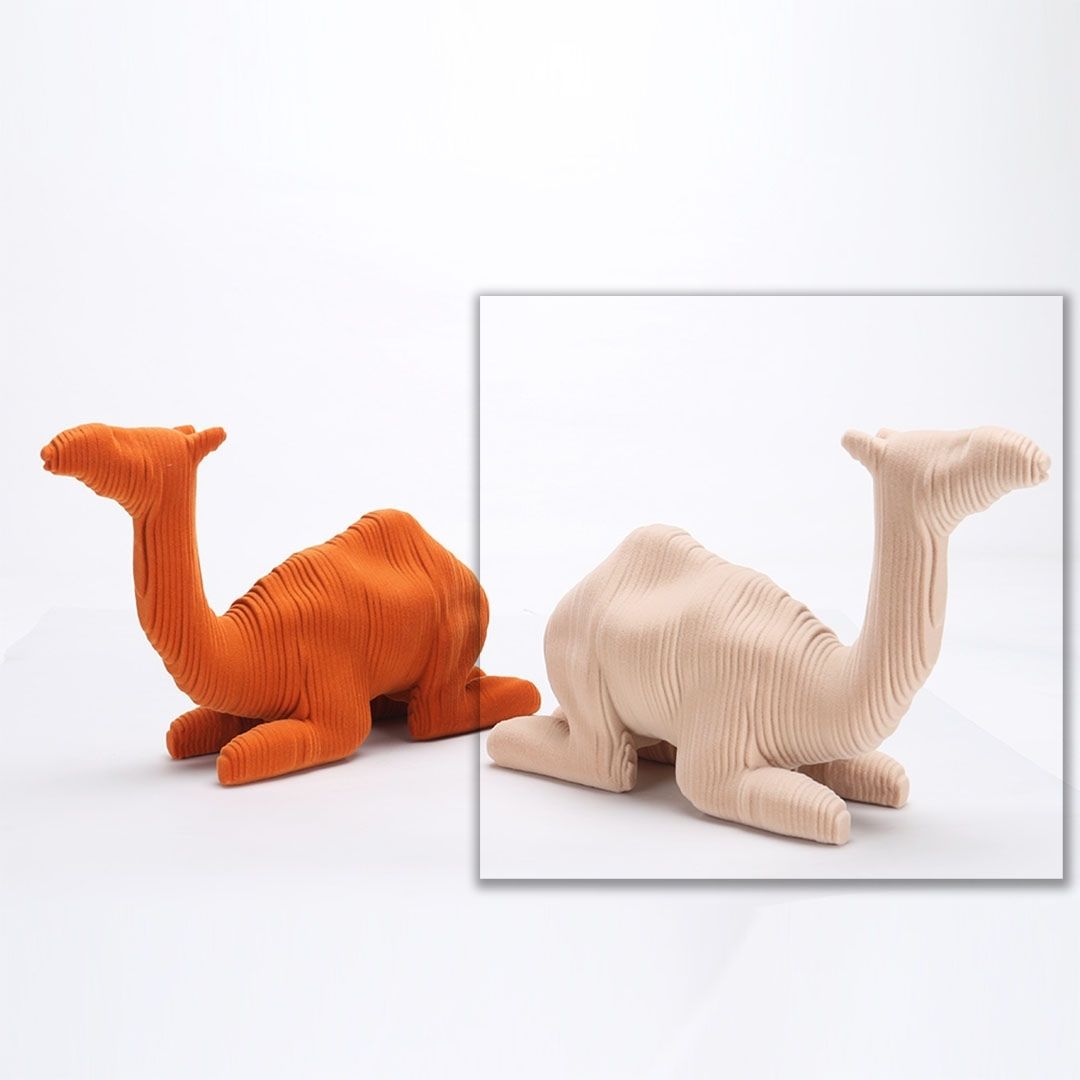 Pre-order 45 Days Delivery Camel Sculpture - KA3122B BEIGE