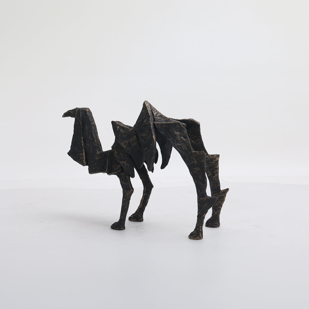 Camel Sculpture KA3066A -  Home Decor Figurines - ebarza Furniture UAE | Shop Modern Furniture in Abu Dhabi & Dubai - مفروشات ايبازرا في الامارات | تسوق اثاث عصري وديكورات مميزة في دبي وابوظبي