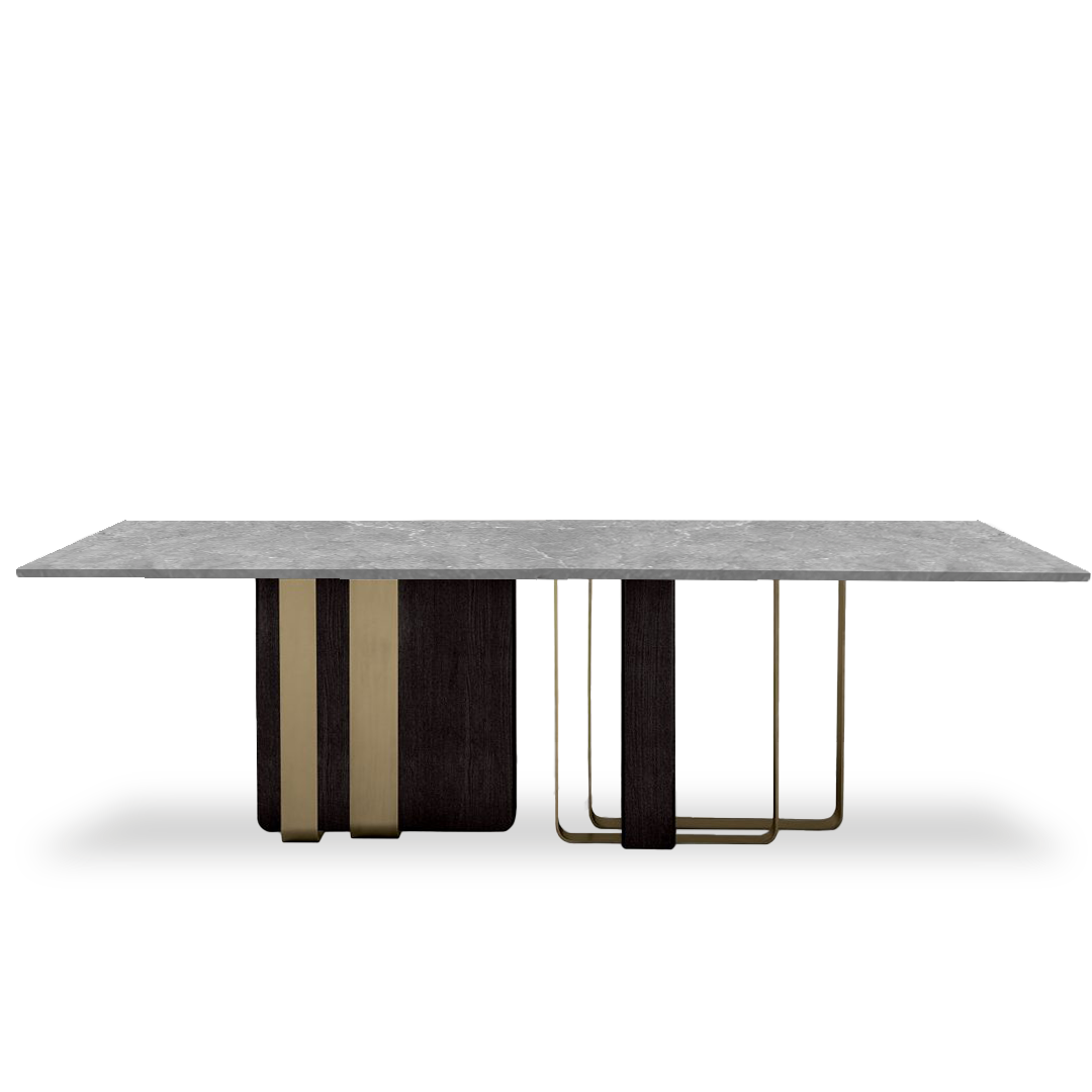 Jura Rectangular 220cm Table Tg-490 -  Dining Tables - ebarza Furniture UAE | Shop Modern Furniture in Abu Dhabi & Dubai - مفروشات ايبازرا في الامارات | تسوق اثاث عصري وديكورات مميزة في دبي وابوظبي