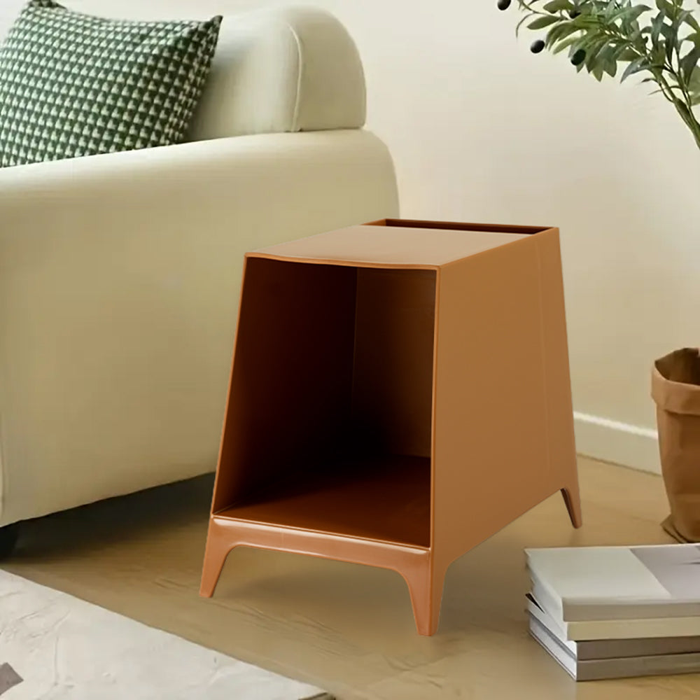 Caramel Side Table/Bedside Table BB-013 -  Side Tables - ebarza Furniture UAE | Shop Modern Furniture in Abu Dhabi & Dubai - مفروشات ايبازرا في الامارات | تسوق اثاث عصري وديكورات مميزة في دبي وابوظبي