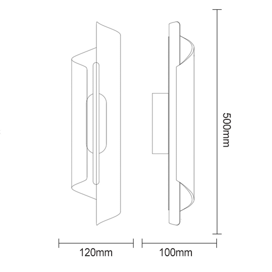 Cascading Moonlight Wall Lamp MA05872WA-001 -  Wall Lamps | مصباح الجدار المتتالي ضوء القمر - ebarza Furniture UAE | Shop Modern Furniture in Abu Dhabi & Dubai - مفروشات ايبازرا في الامارات | تسوق اثاث عصري وديكورات مميزة في دبي وابوظبي