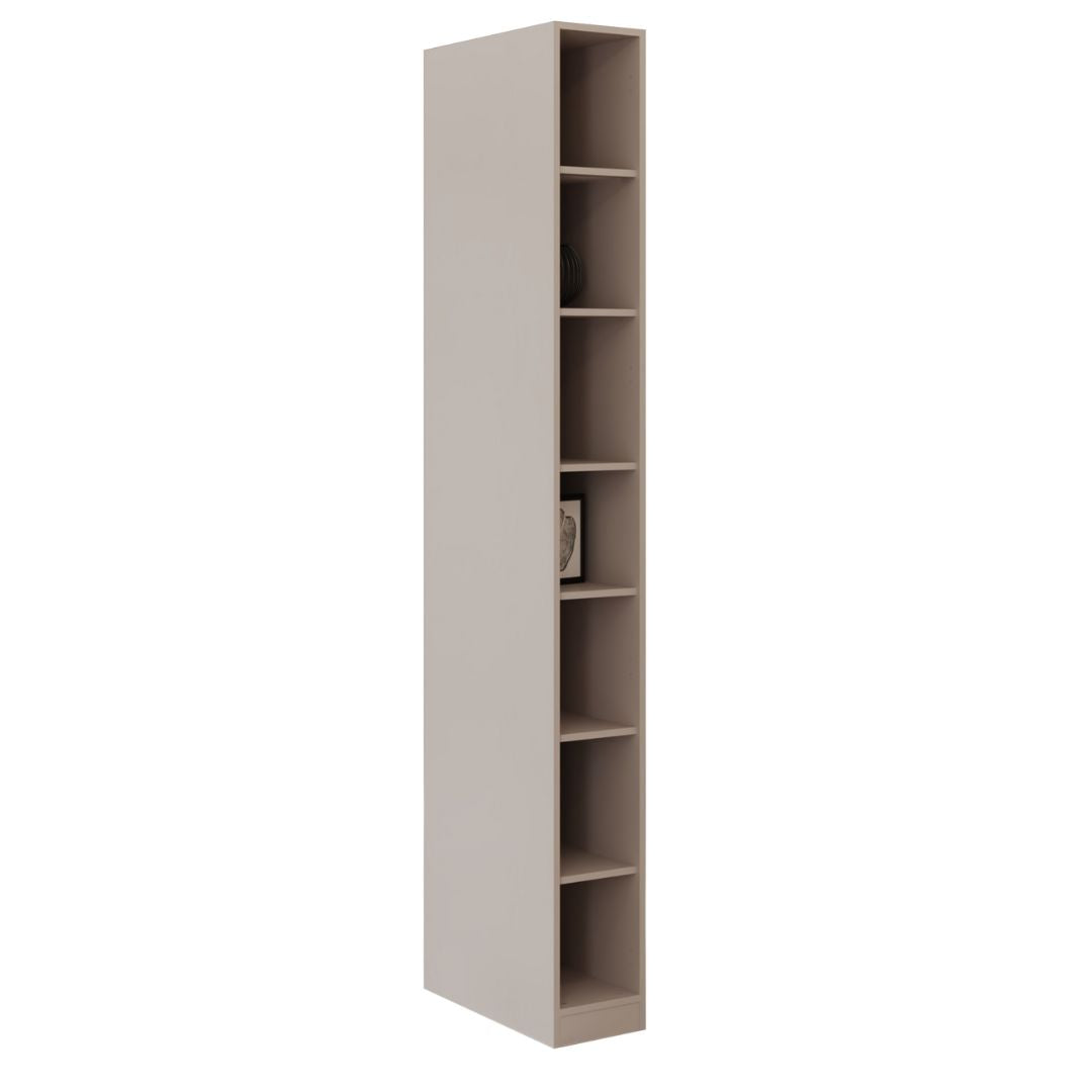 Pre-order 25 Days Delivery Cashmere 25 CM WARDROBE WITH GLASS DOOR -  Cabinets - ebarza Furniture UAE | Shop Modern Furniture in Abu Dhabi & Dubai - مفروشات ايبازرا في الامارات | تسوق اثاث عصري وديكورات مميزة في دبي وابوظبي