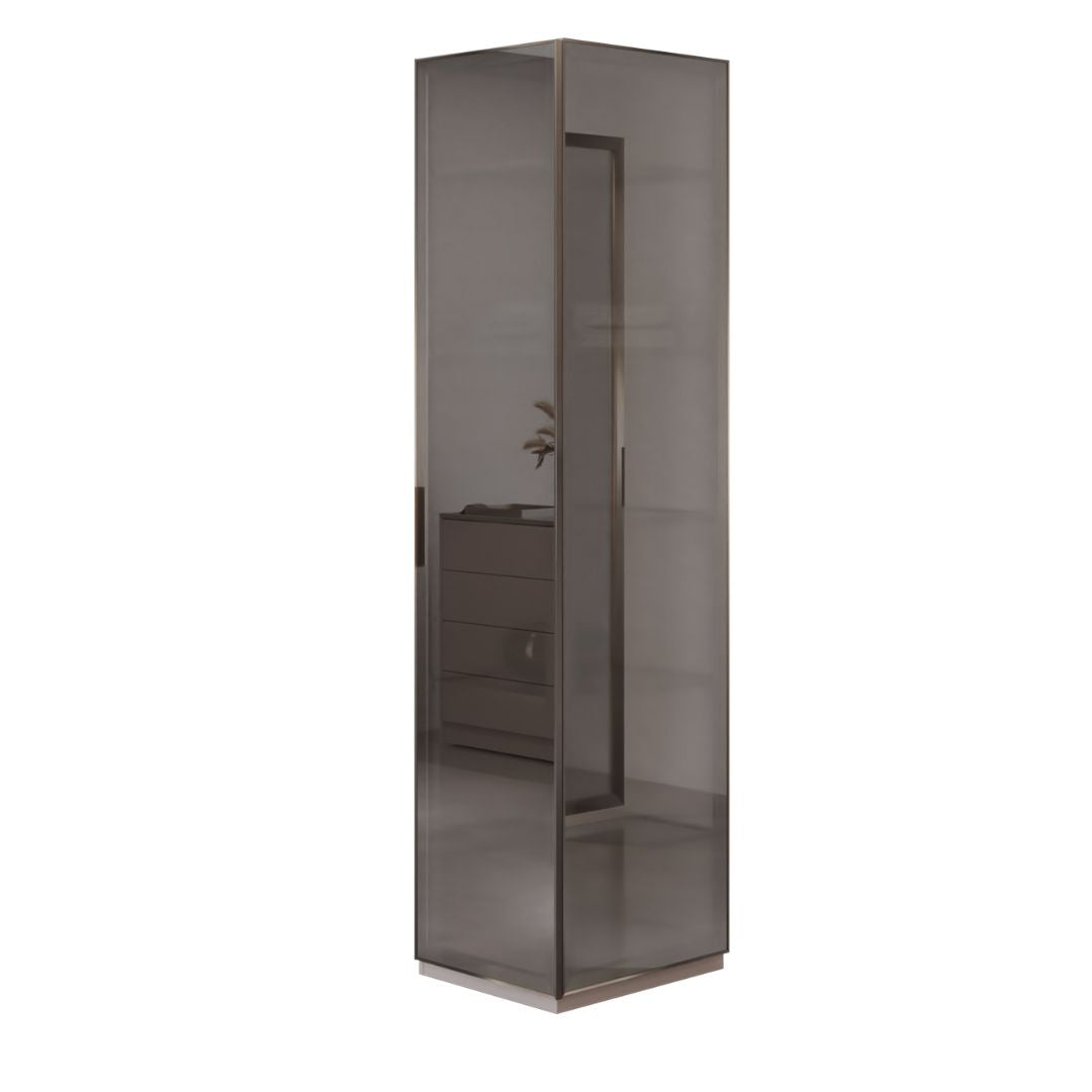 Pre-order 25 Days Delivery Cashmere  50 CM WARDROBE RIGHT WARDROBE (TWO SIDE FULL GLASS WITH SHELVES) -  Cabinets - ebarza Furniture UAE | Shop Modern Furniture in Abu Dhabi & Dubai - مفروشات ايبازرا في الامارات | تسوق اثاث عصري وديكورات مميزة في دبي وابوظبي
