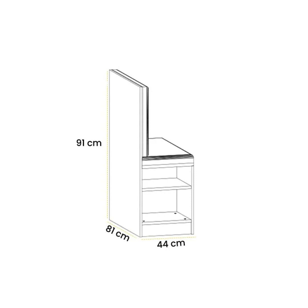 Cashmere Island Dresser Bench -  Cabinets - ebarza Furniture UAE | Shop Modern Furniture in Abu Dhabi & Dubai - مفروشات ايبازرا في الامارات | تسوق اثاث عصري وديكورات مميزة في دبي وابوظبي