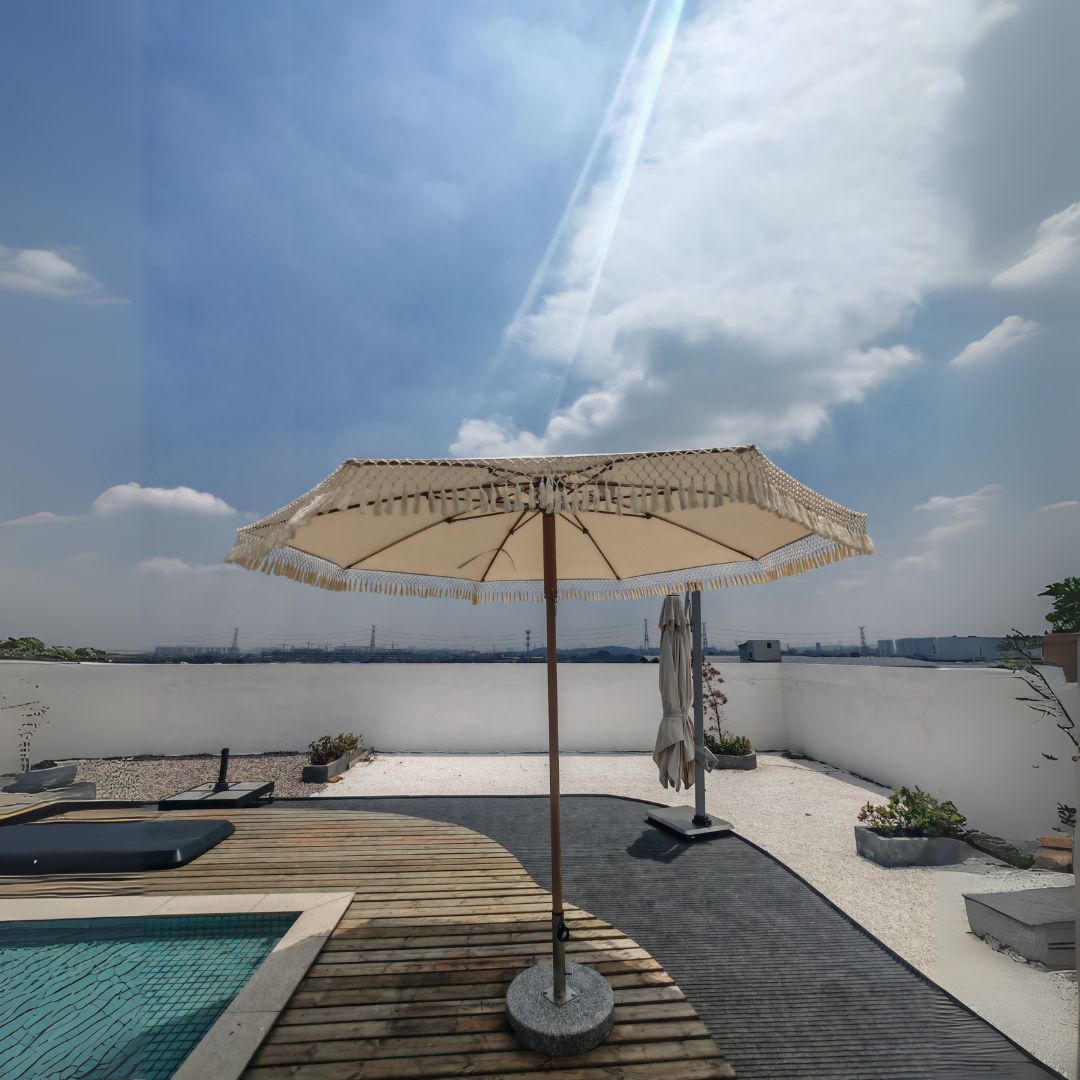 Center Pole Umbrella (push up and down system) MS-1623-5A -  Outdoor Umbrellas - ebarza Furniture UAE | Shop Modern Furniture in Abu Dhabi & Dubai - مفروشات ايبازرا في الامارات | تسوق اثاث عصري وديكورات مميزة في دبي وابوظبي