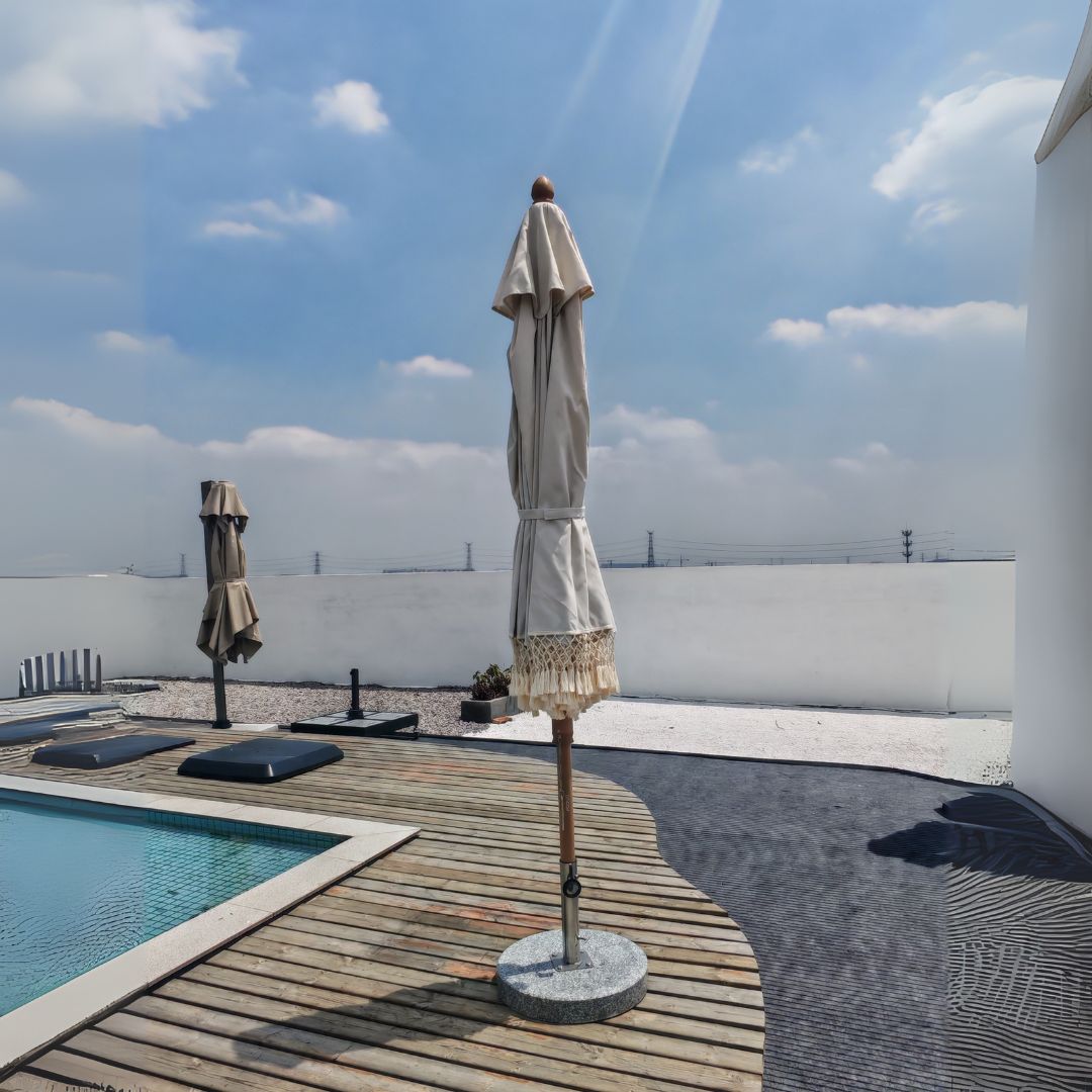 Center Pole Umbrella (push up and down system) MS-1623-5A -  Outdoor Umbrellas - ebarza Furniture UAE | Shop Modern Furniture in Abu Dhabi & Dubai - مفروشات ايبازرا في الامارات | تسوق اثاث عصري وديكورات مميزة في دبي وابوظبي