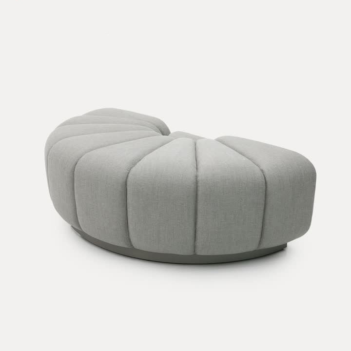 Pre-order 15 Days Delivery Chameleon Sofa - Half Round Moduel - H-5228-D -  Sofas - ebarza Furniture UAE | Shop Modern Furniture in Abu Dhabi & Dubai - مفروشات ايبازرا في الامارات | تسوق اثاث عصري وديكورات مميزة في دبي وابوظبي