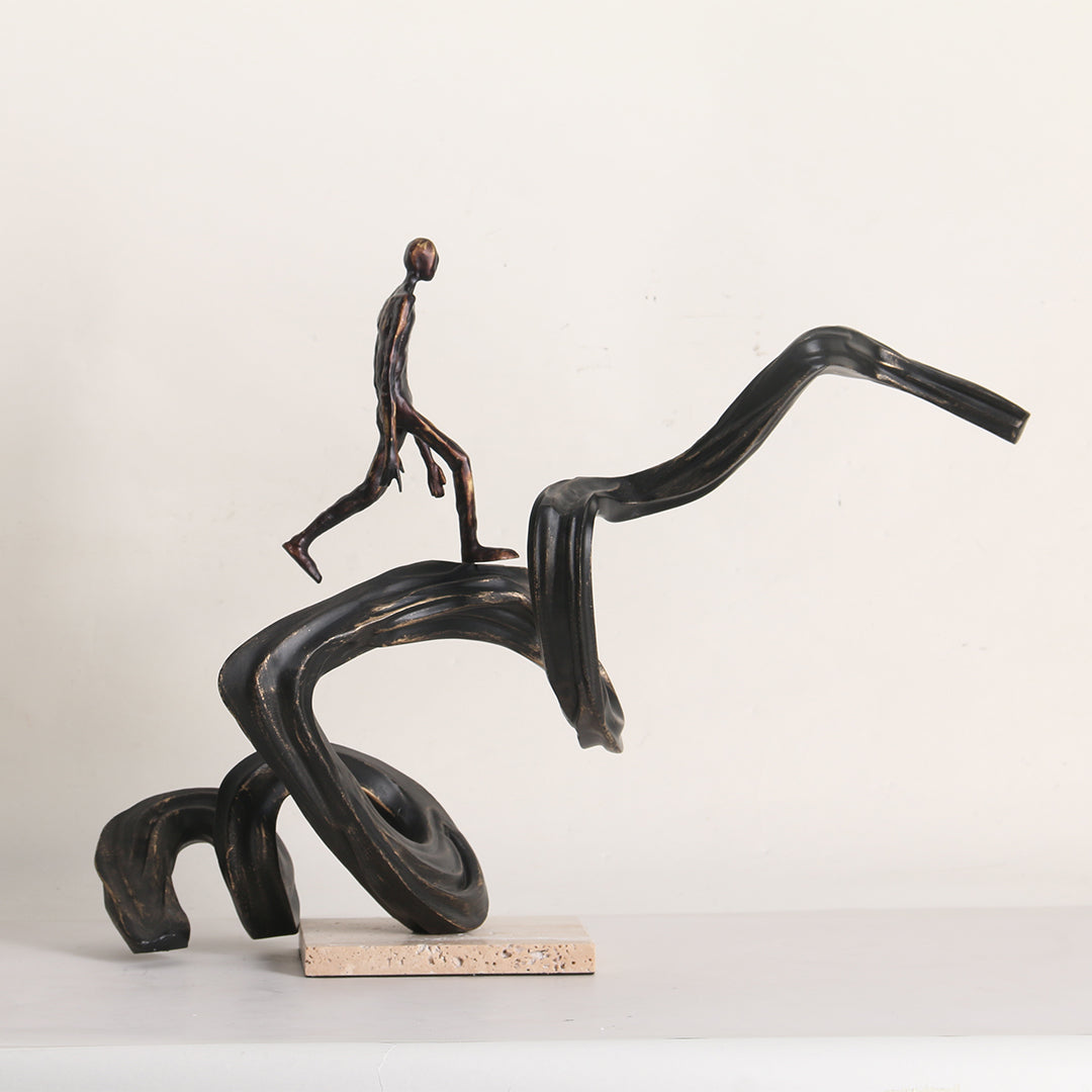 Climbing Up Man KA3158 -  Home Decor Figurines - ebarza Furniture UAE | Shop Modern Furniture in Abu Dhabi & Dubai - مفروشات ايبازرا في الامارات | تسوق اثاث عصري وديكورات مميزة في دبي وابوظبي