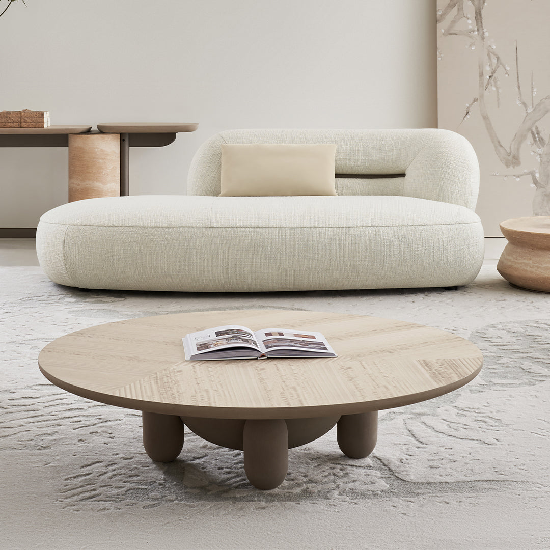 Ferrara Veneer Top Coffee Table BMCJ-CJ6035 -  Coffee tables - ebarza Furniture UAE | Shop Modern Furniture in Abu Dhabi & Dubai - مفروشات ايبازرا في الامارات | تسوق اثاث عصري وديكورات مميزة في دبي وابوظبي