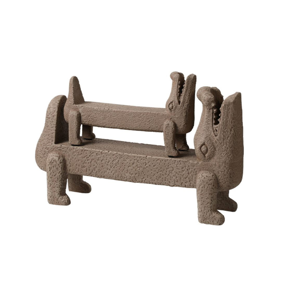 Crocodile Resin Ornament -A FF-SZ24063A -  Home Decor Figurines - ebarza Furniture UAE | Shop Modern Furniture in Abu Dhabi & Dubai - مفروشات ايبازرا في الامارات | تسوق اثاث عصري وديكورات مميزة في دبي وابوظبي
