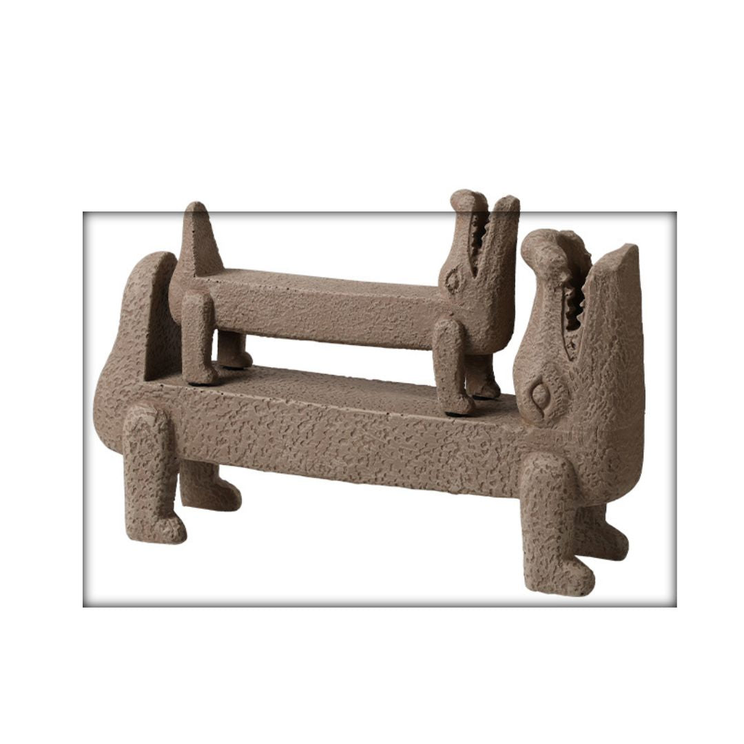 Crocodile Resin Ornament -A FF-SZ24063A -  Home Decor Figurines - ebarza Furniture UAE | Shop Modern Furniture in Abu Dhabi & Dubai - مفروشات ايبازرا في الامارات | تسوق اثاث عصري وديكورات مميزة في دبي وابوظبي