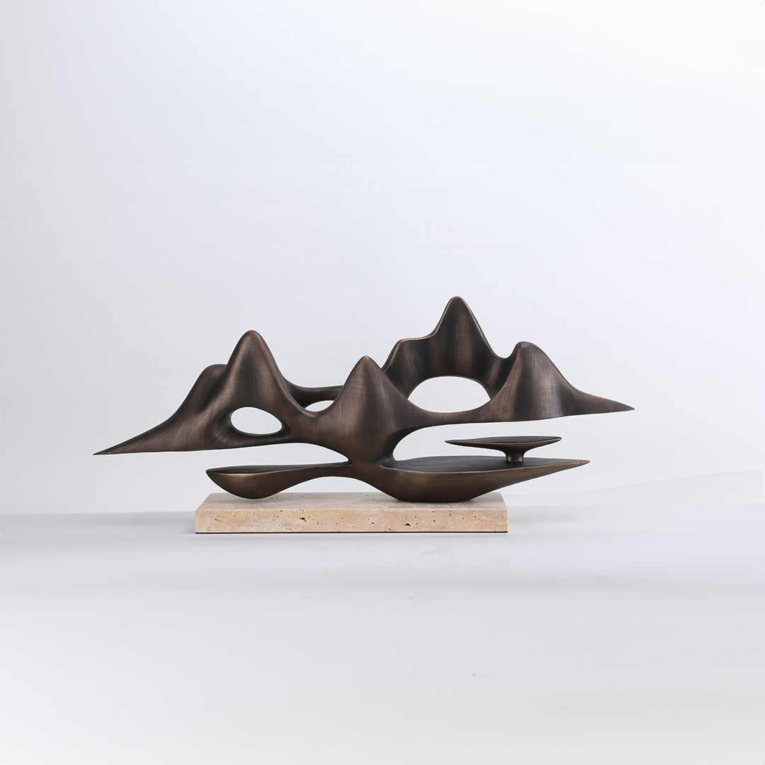 DESKTOP SCULPTURE KA3339/BA061 -  Home Decor Figurines - ebarza Furniture UAE | Shop Modern Furniture in Abu Dhabi & Dubai - مفروشات ايبازرا في الامارات | تسوق اثاث عصري وديكورات مميزة في دبي وابوظبي