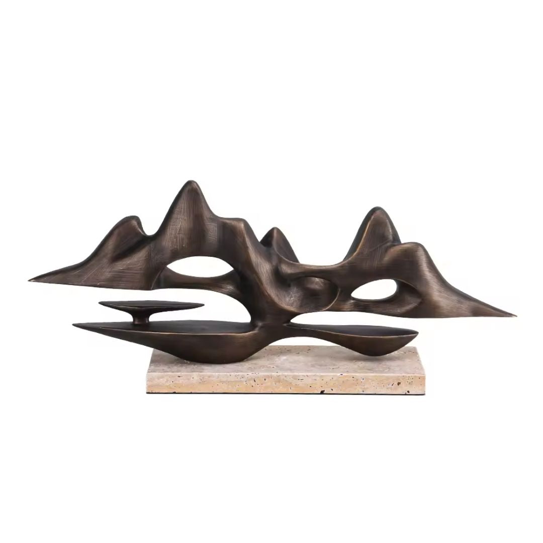 DESKTOP SCULPTURE B8061 -  Home Decor Figurines | تمثال حيوان الزرافة بالون الكروم - ebarza Furniture UAE | Shop Modern Furniture in Abu Dhabi & Dubai - مفروشات ايبازرا في الامارات | تسوق اثاث عصري وديكورات مميزة في دبي وابوظبي