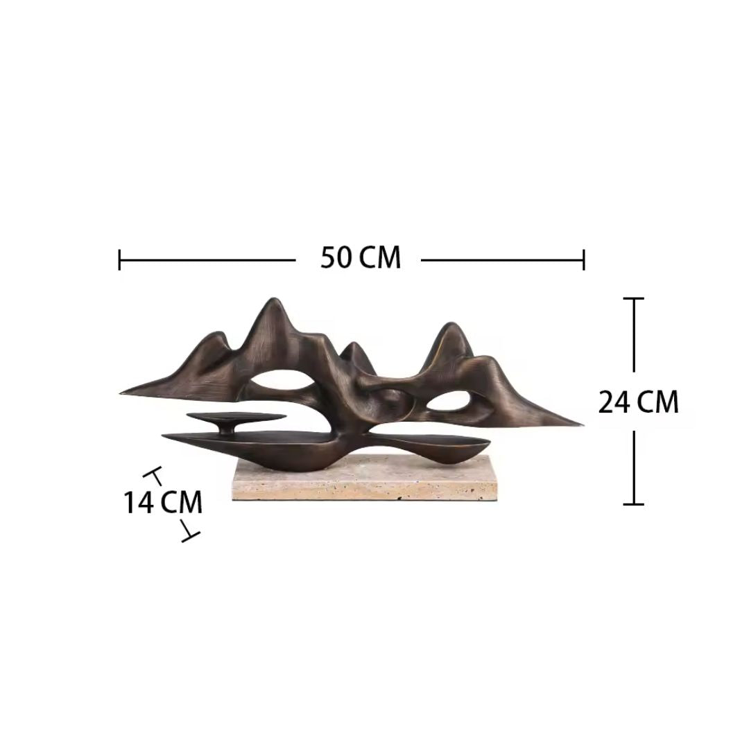 DESKTOP SCULPTURE B8061 -  Home Decor Figurines | تمثال حيوان الزرافة بالون الكروم - ebarza Furniture UAE | Shop Modern Furniture in Abu Dhabi & Dubai - مفروشات ايبازرا في الامارات | تسوق اثاث عصري وديكورات مميزة في دبي وابوظبي