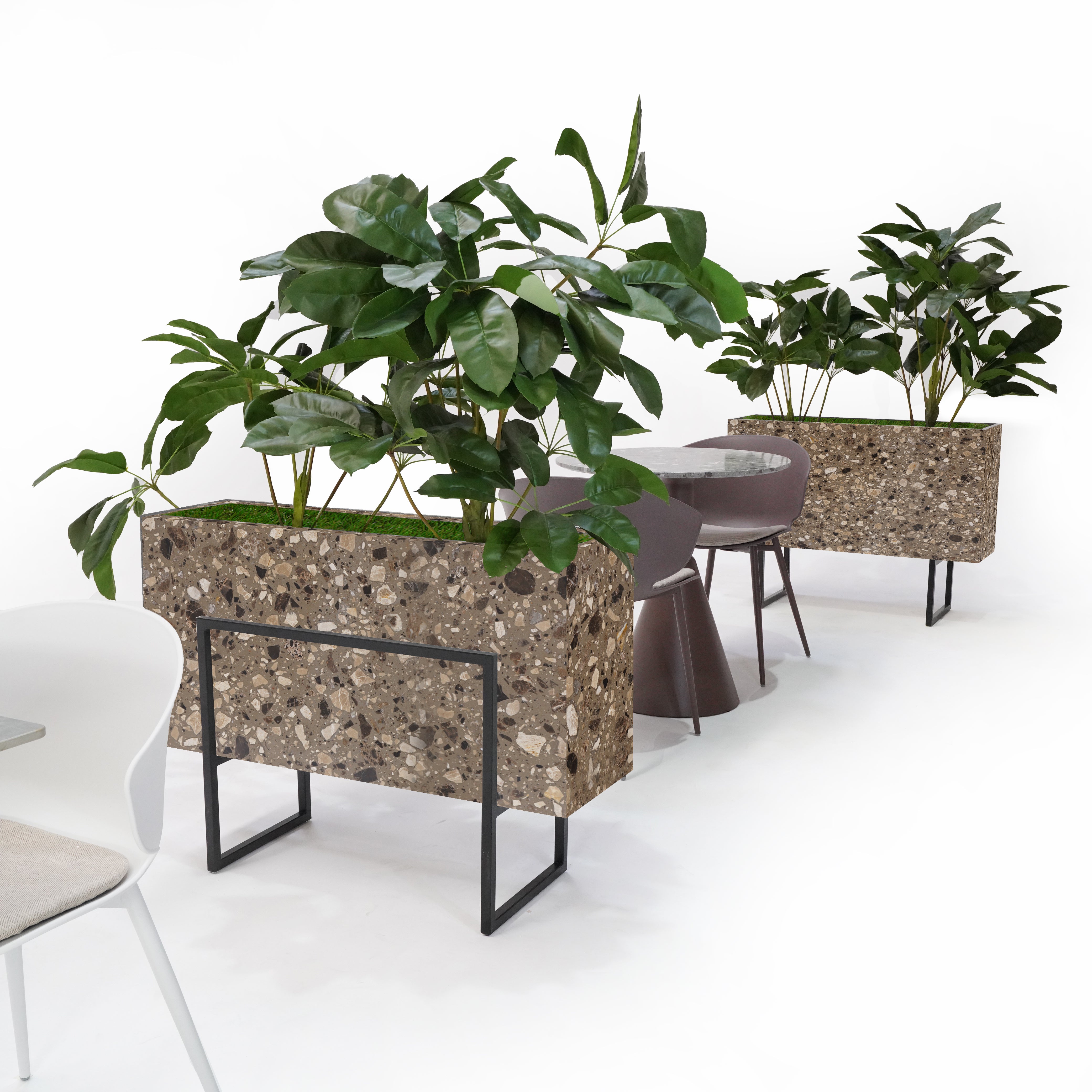 Terrazzo Planter Box 309-N0272 -  Planter Boxes | صندوق زراعة تيرازو - ebarza Furniture UAE | Shop Modern Furniture in Abu Dhabi & Dubai - مفروشات ايبازرا في الامارات | تسوق اثاث عصري وديكورات مميزة في دبي وابوظبي